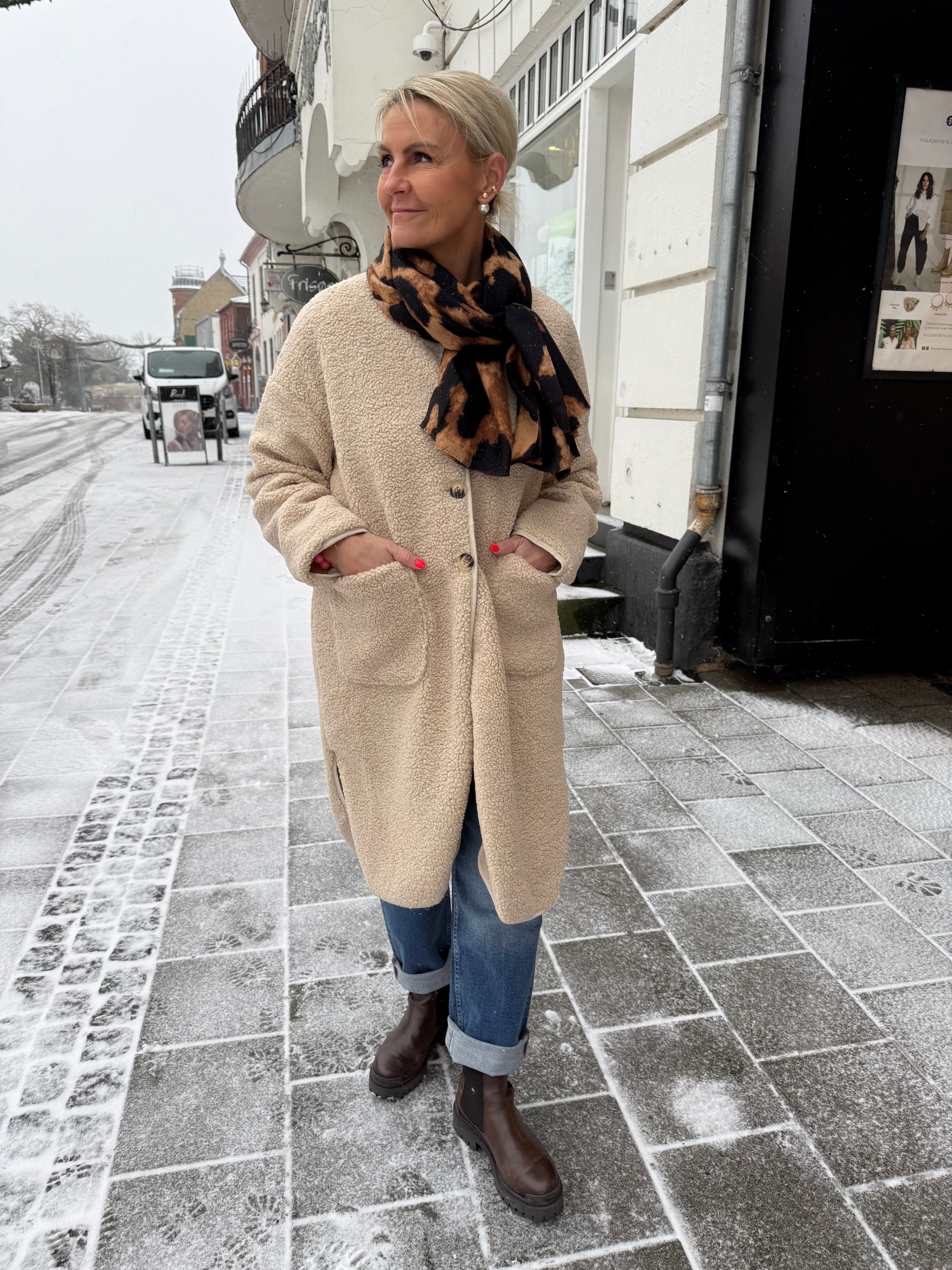 FAWN leo vinterscarf - Natural