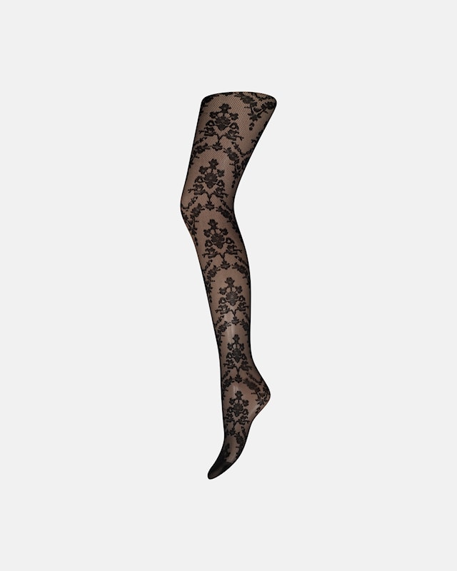 Tights blommiga 30 denier