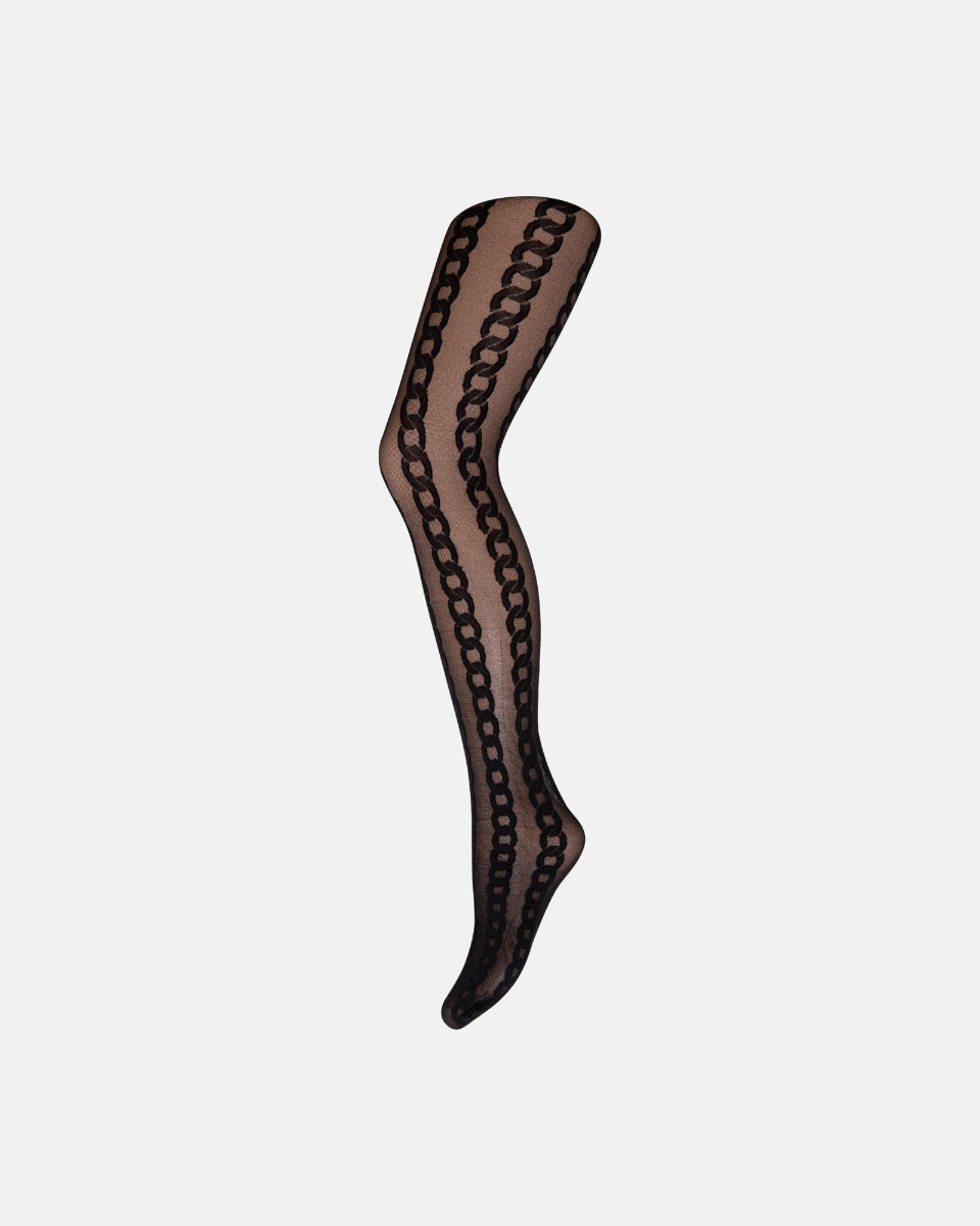 Decoy tights med kedjor 40den