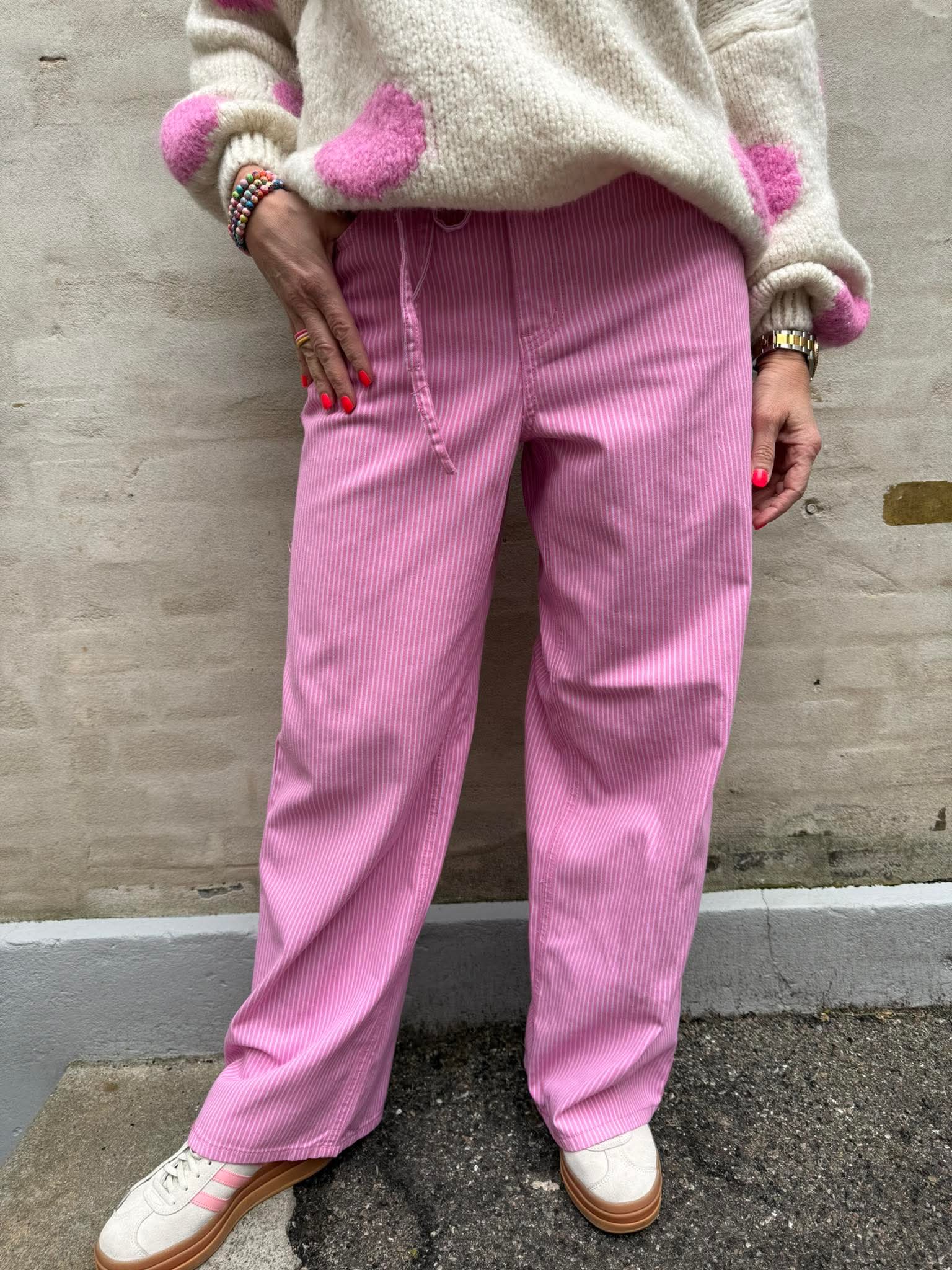 Ayna Pants - Pink Stripe