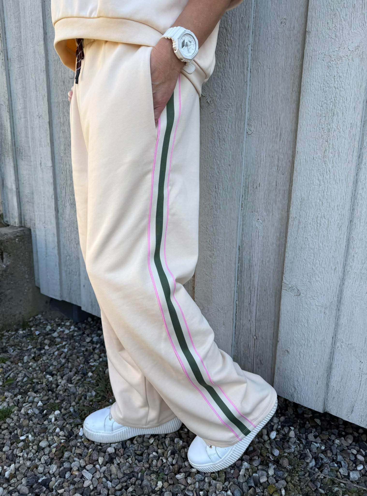 Melany Sweat Pants - Beige