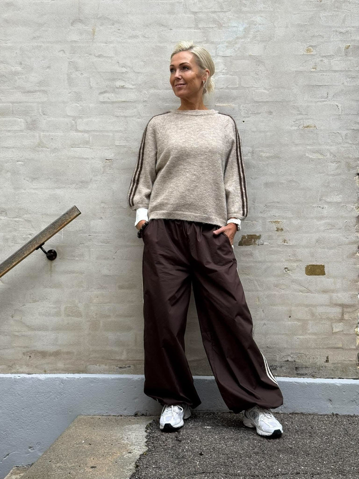 Track Suit Pants - Brown