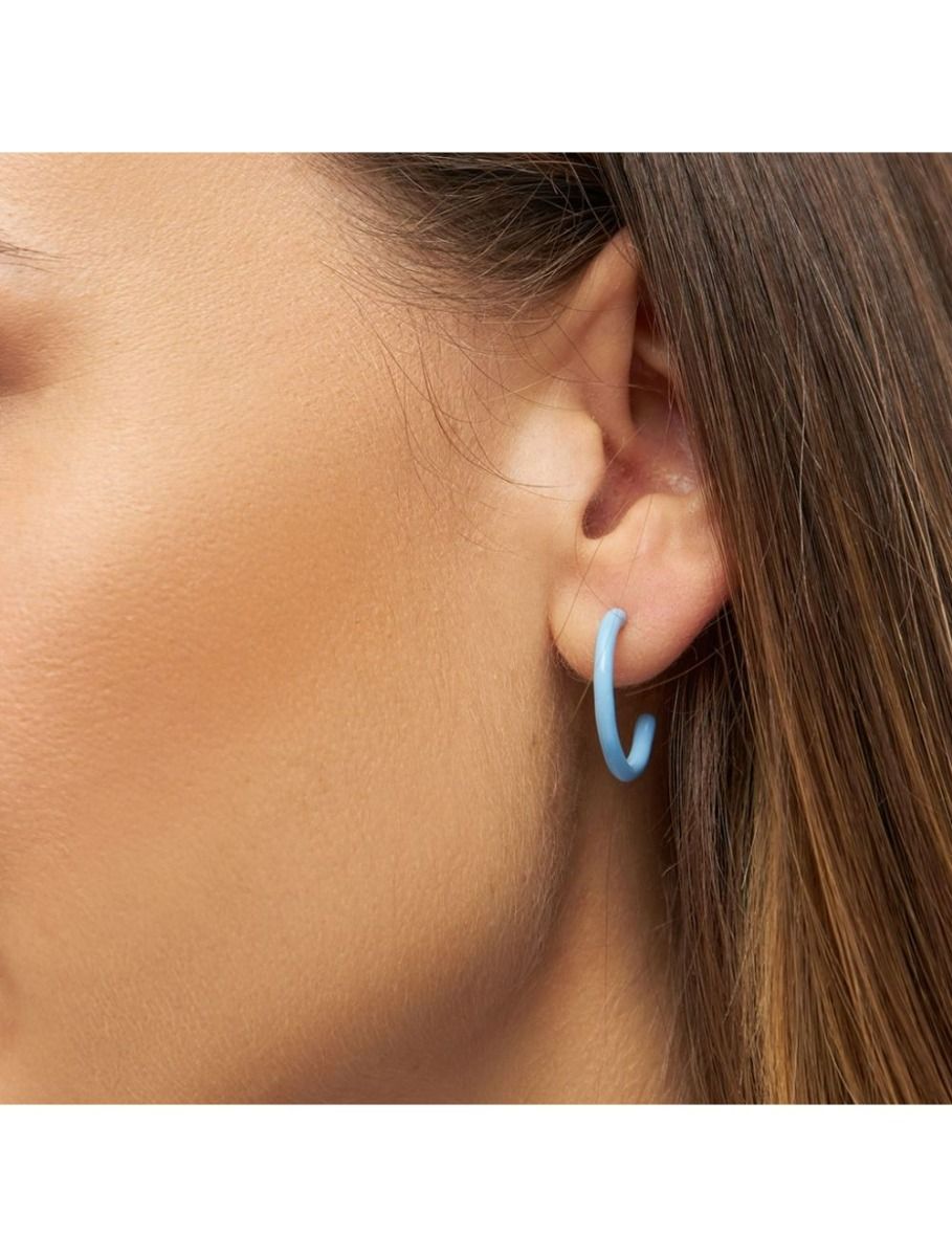 färg bågar medium par ljusblå