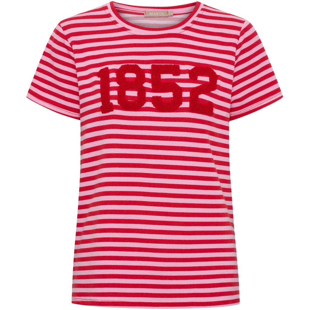 Hertha Tee - Pink/Red