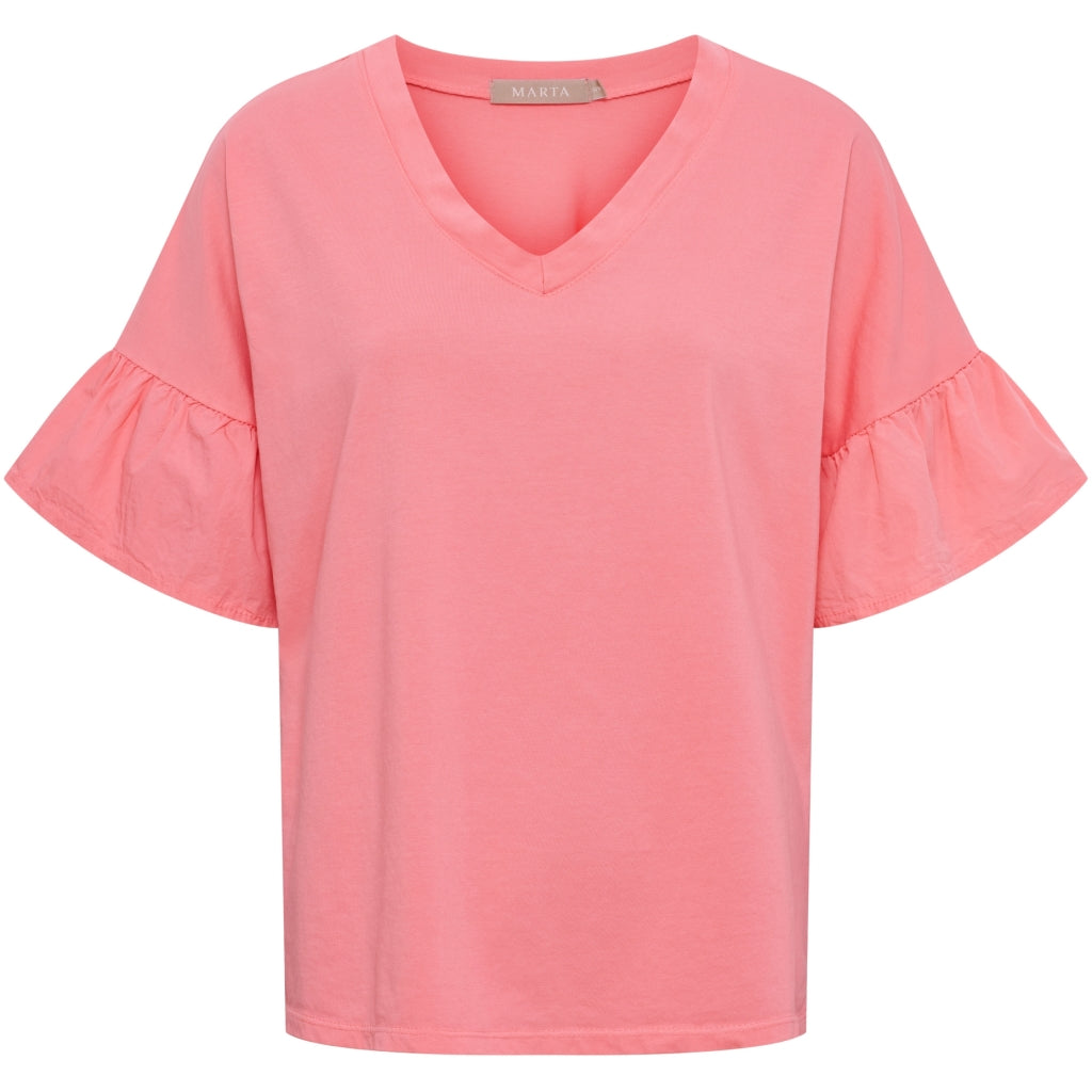 Herdis T-shirt - Svart/Beige