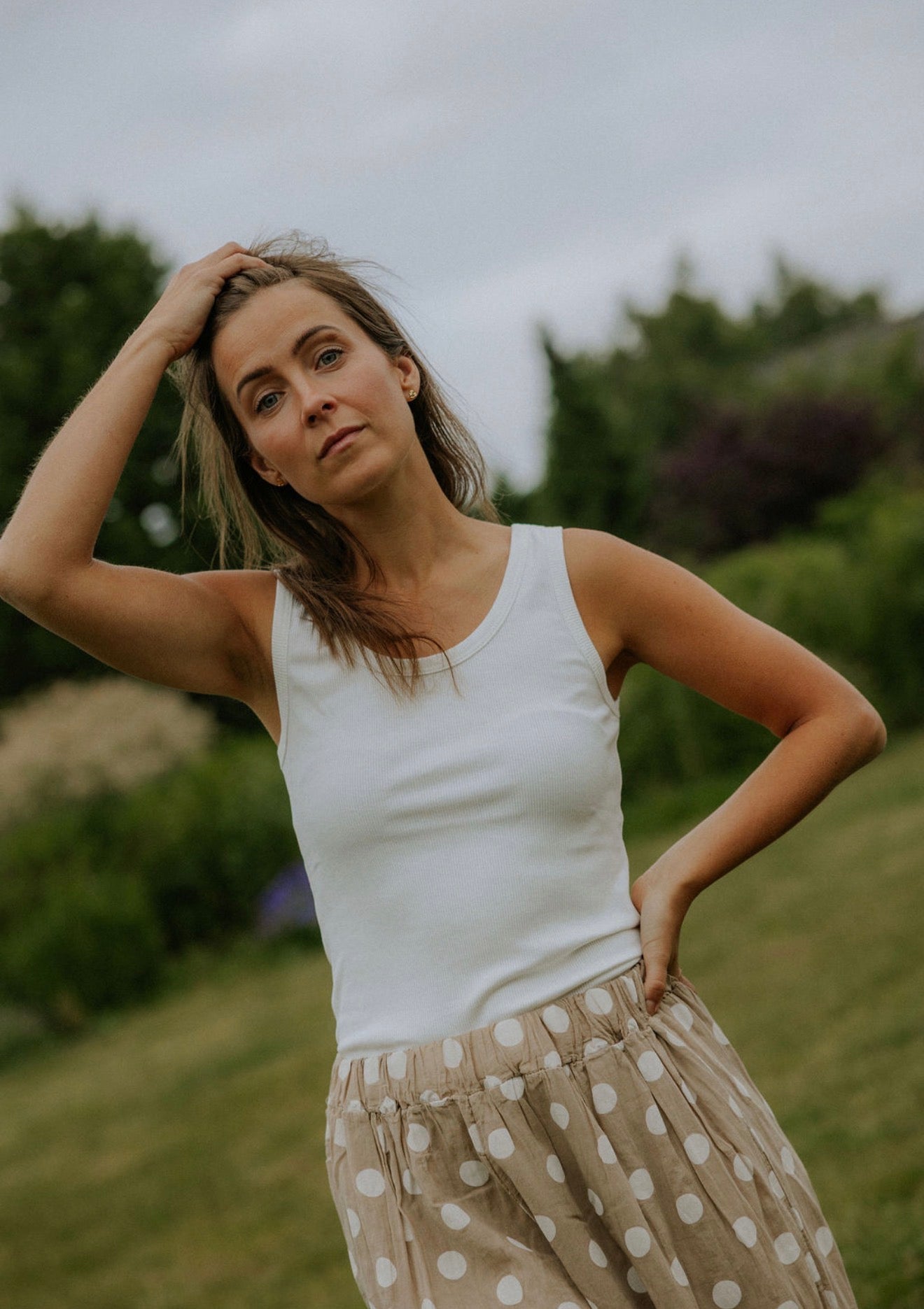 Everyday Basic Blus - Vit