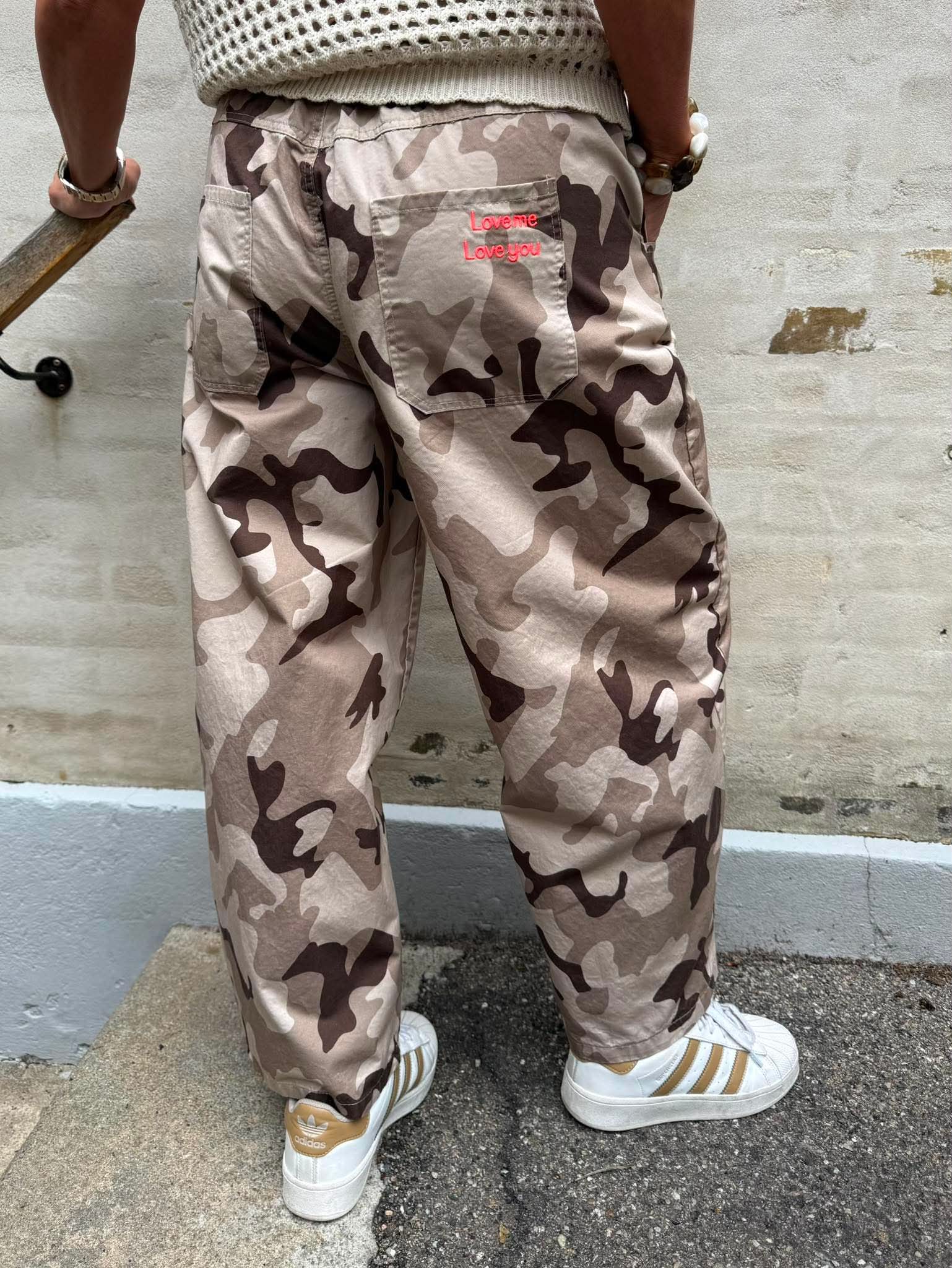 FÖRBESTÄLLNING-Lotte Byxor - Beige/Brun