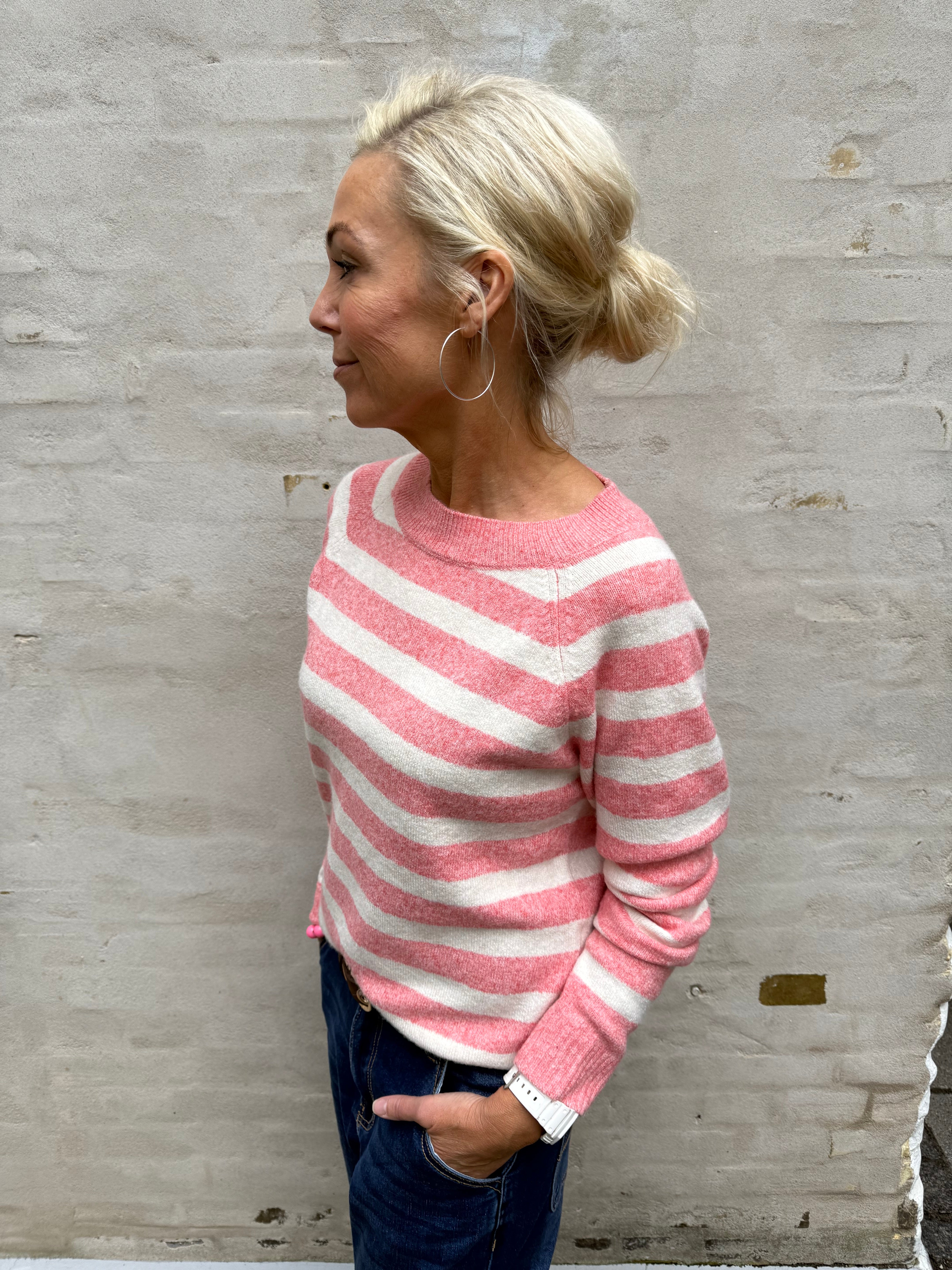 DOFFY O-HALS BLUS - Coral Paradise/BJÖRK