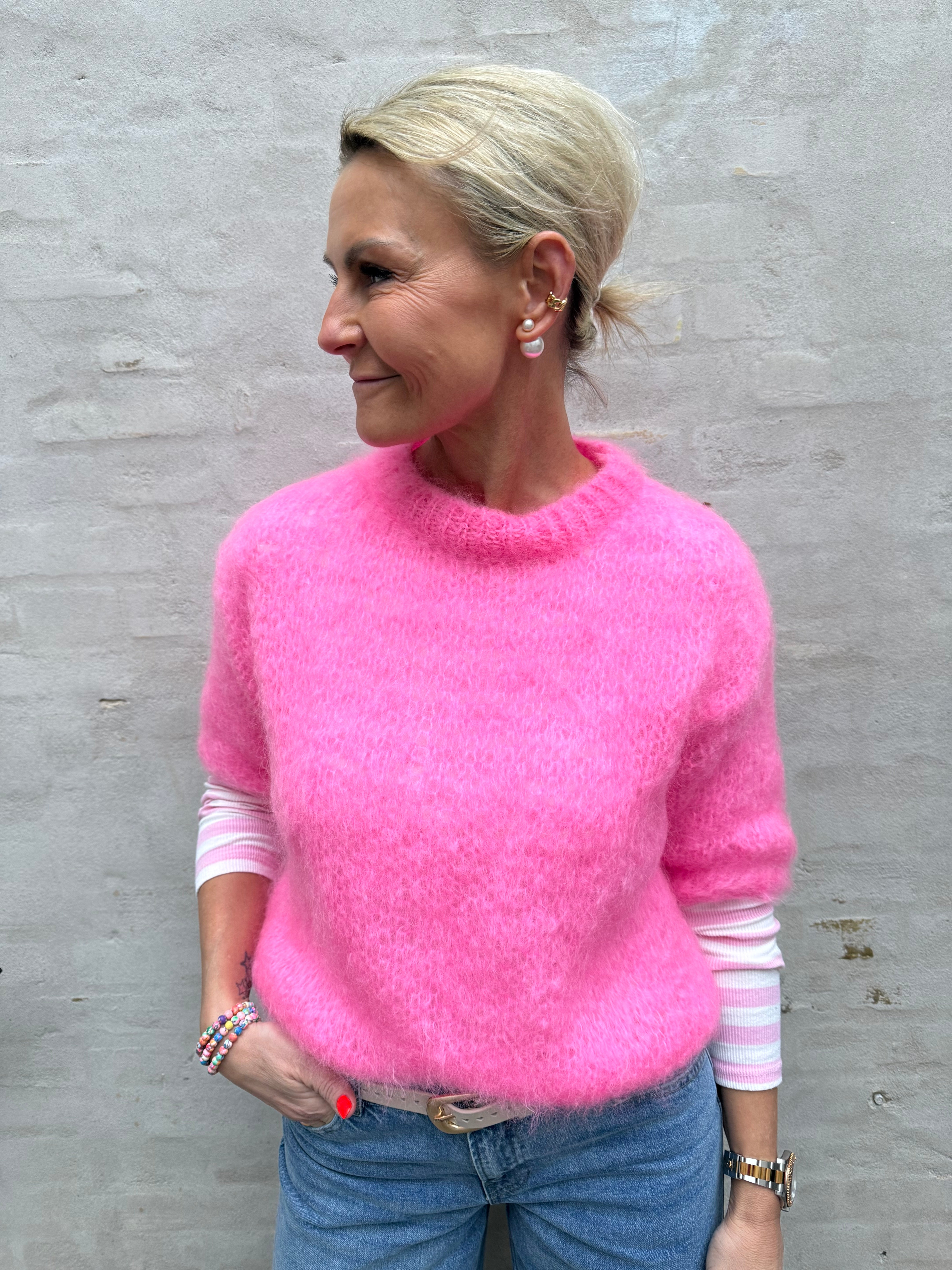 Renata Knit - Rosa Mohair