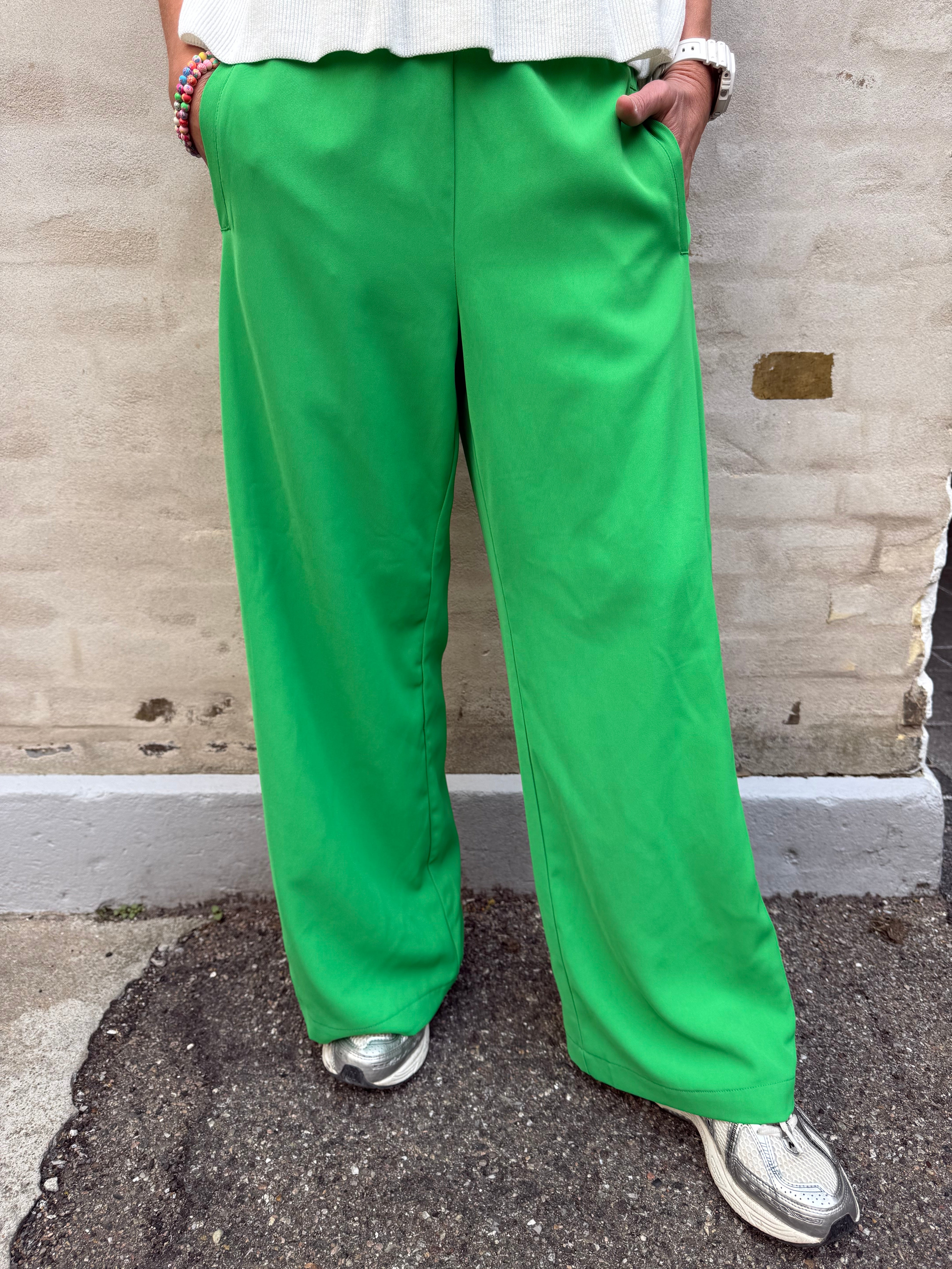 AminaCC zip Panel Pant - Green