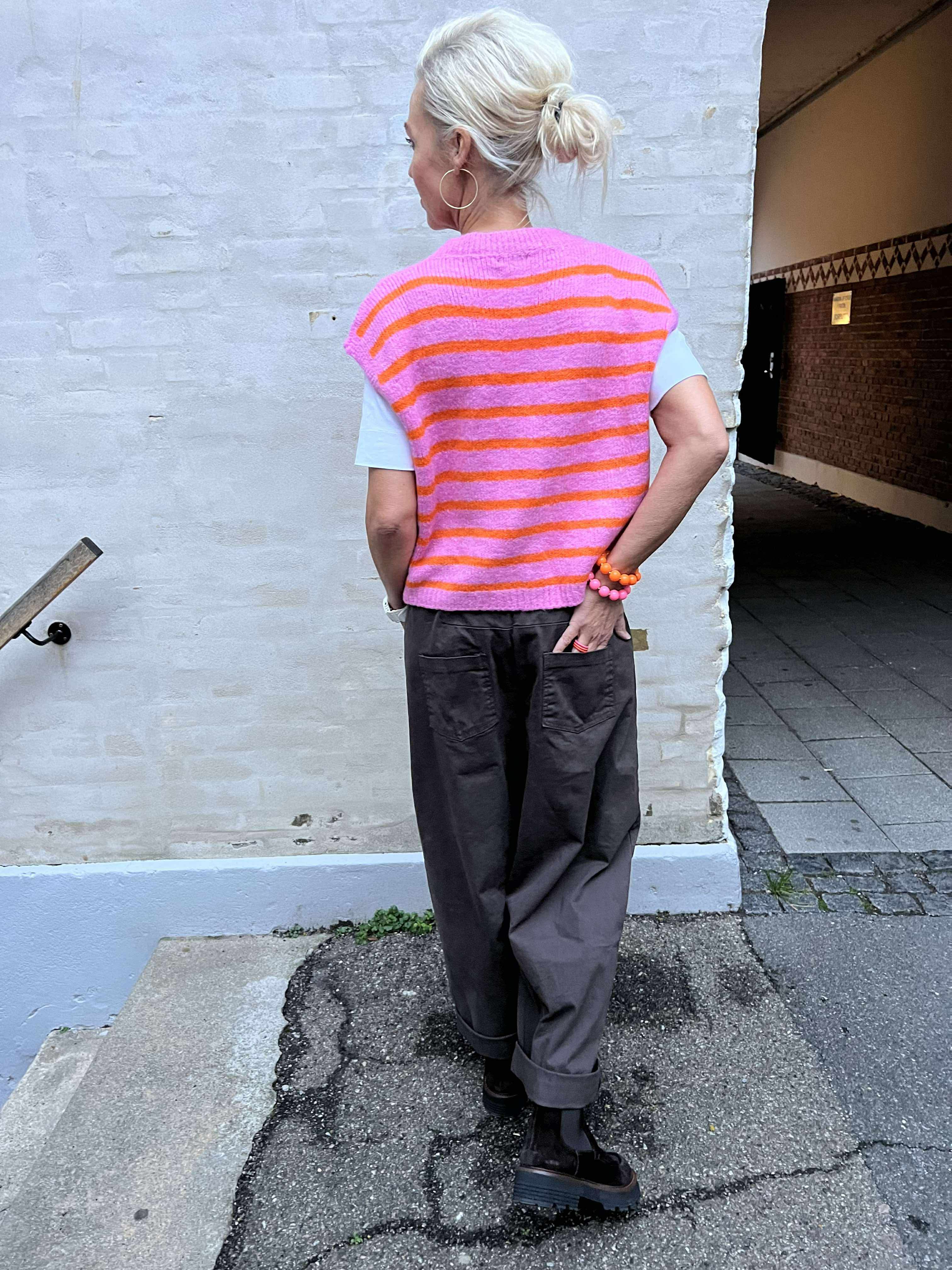 Vigga Sticka - Väst rosa