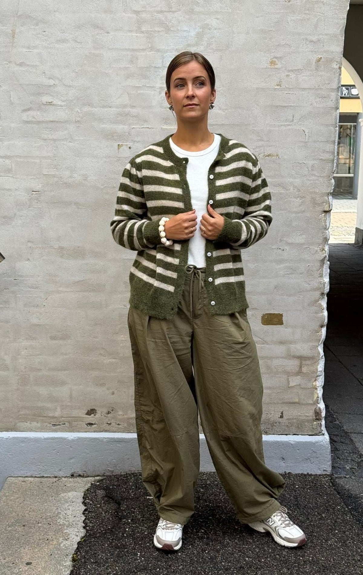 DELL Puff Cardigan - Army