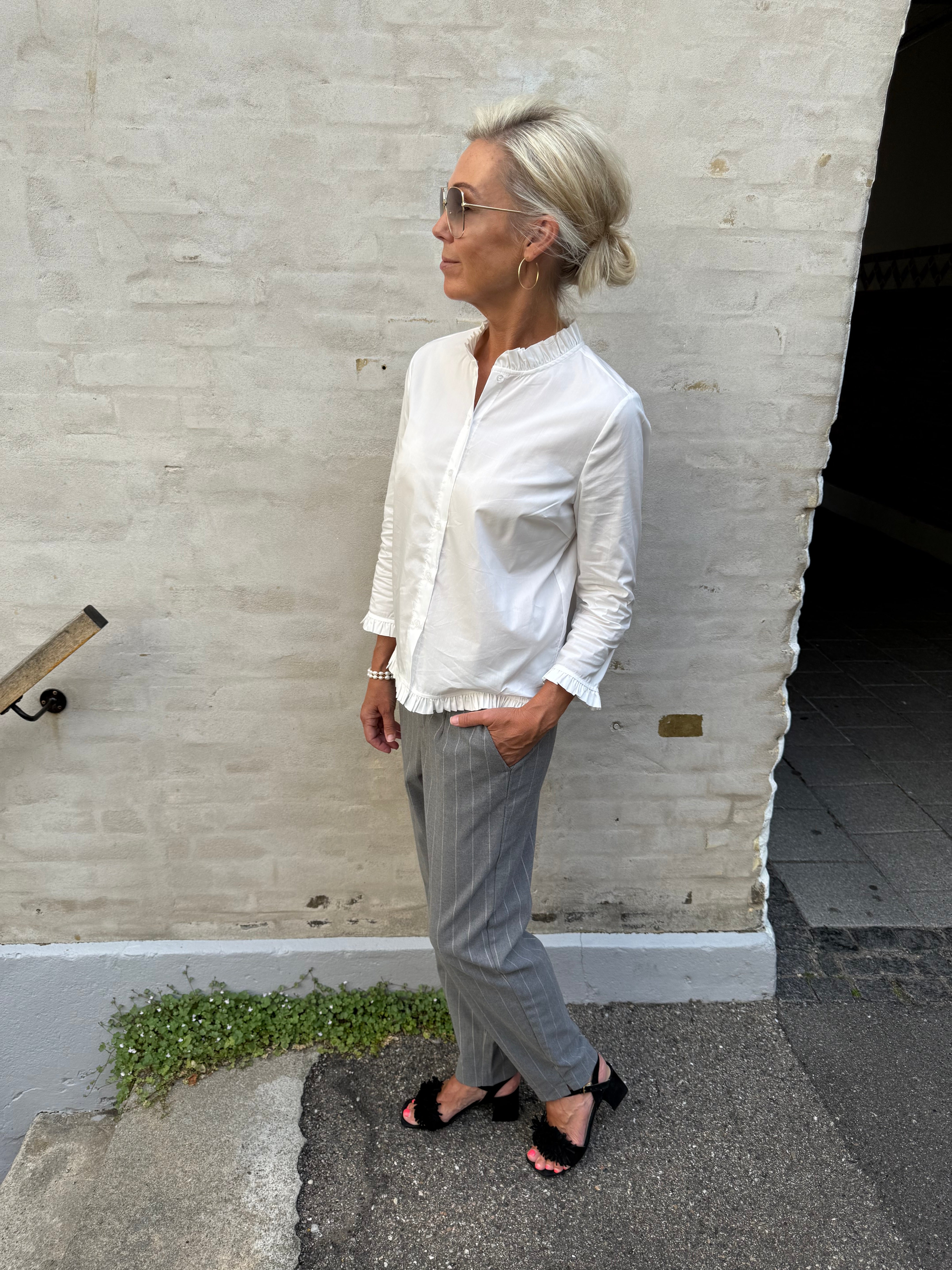 Kiea Antoinette Skjorta - Spring Gardenia