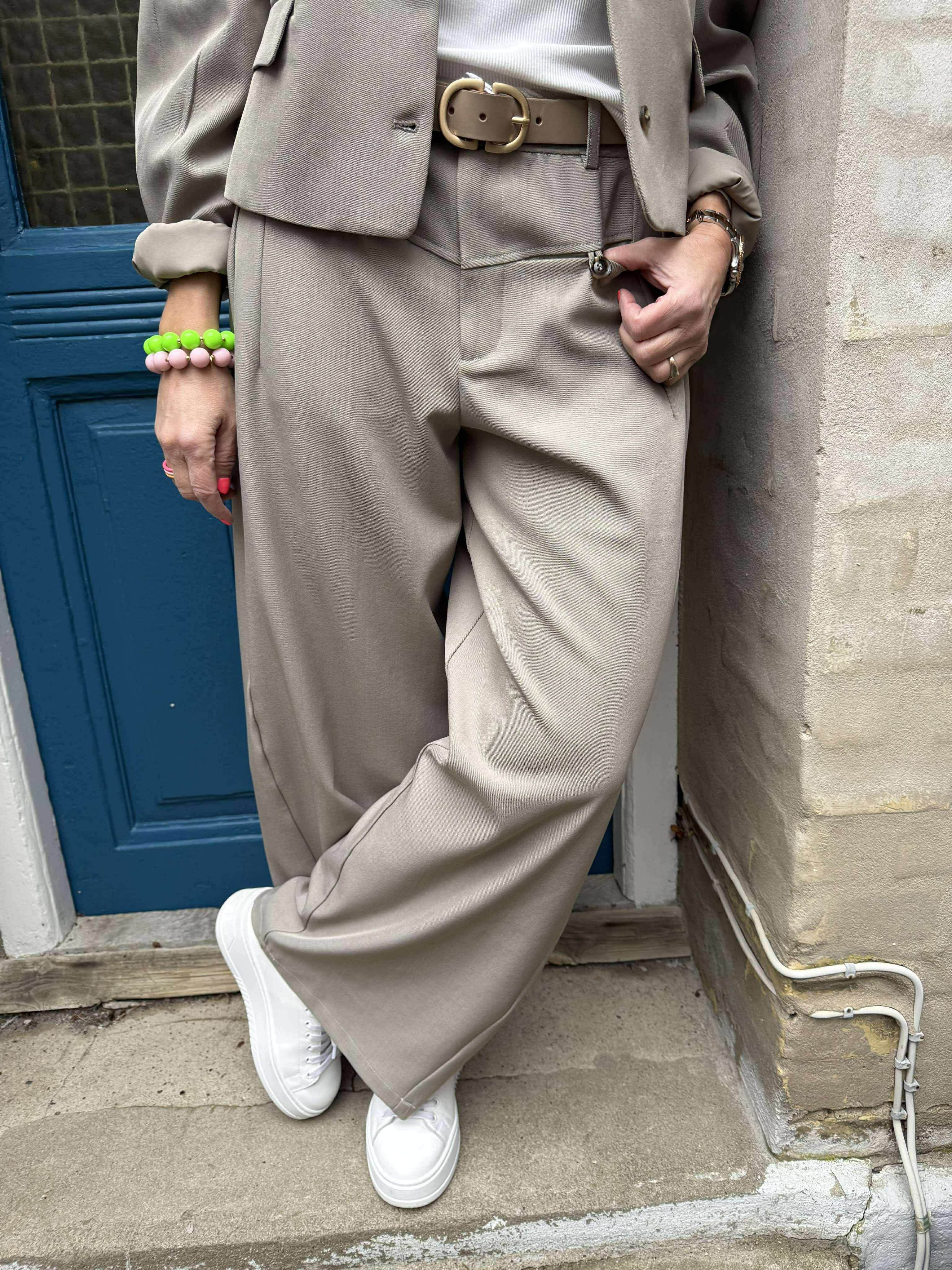 Massie Structure Pants - Varmgrå