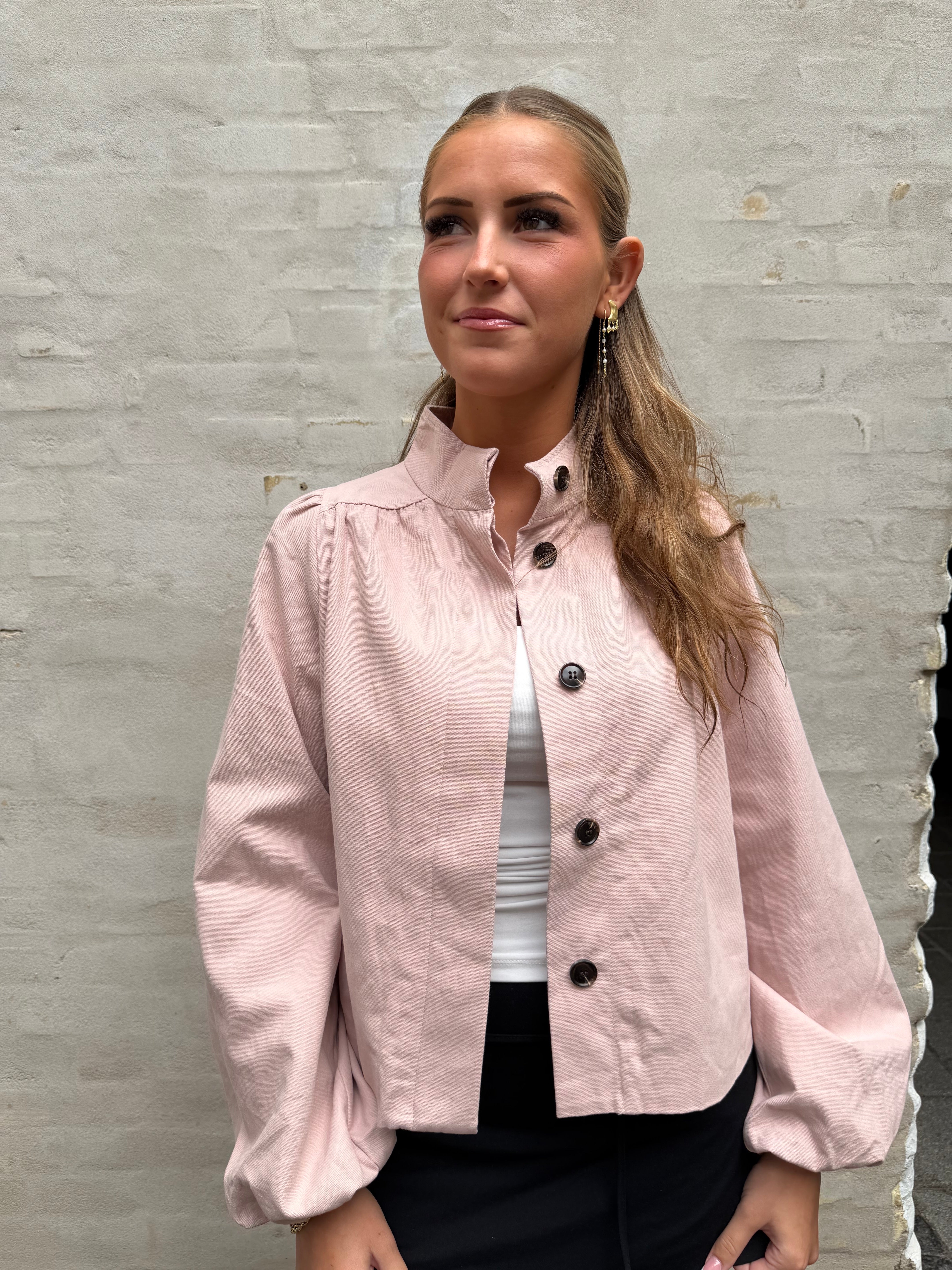 Tirsa Canvas Jacket - Light Pink