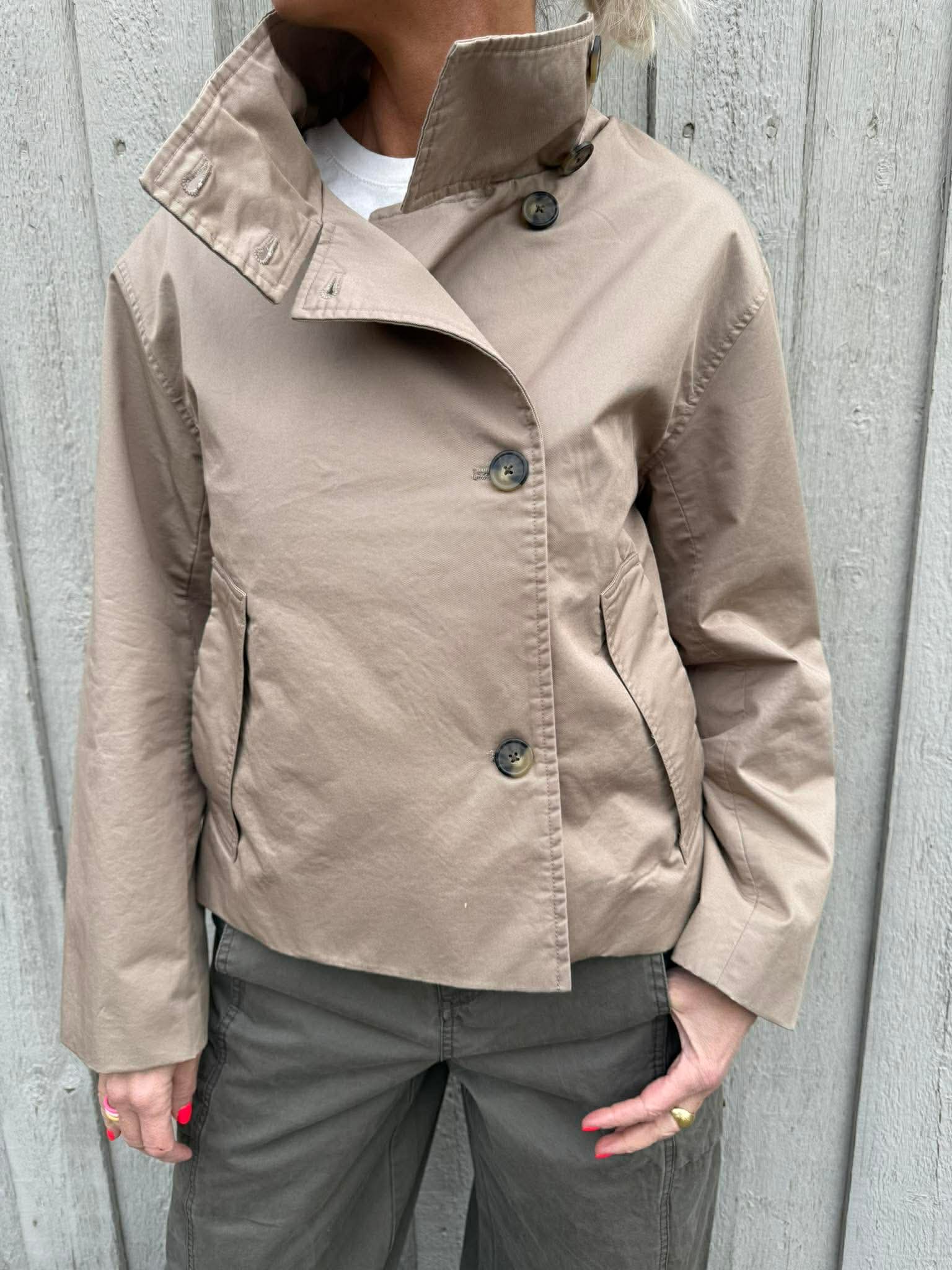 GRO kort jacka - Desert Taupe