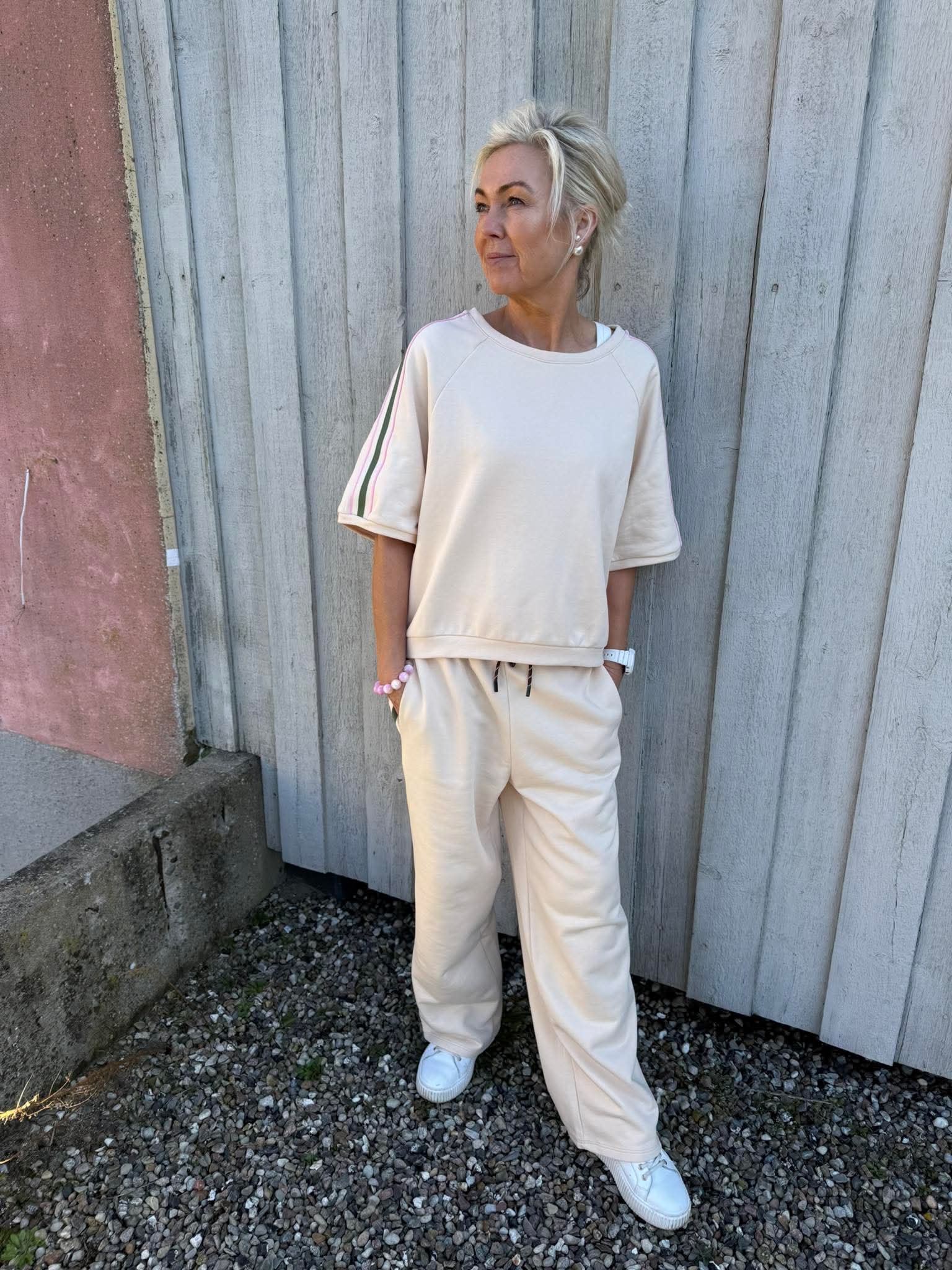 Melany Sweat Pants - Beige