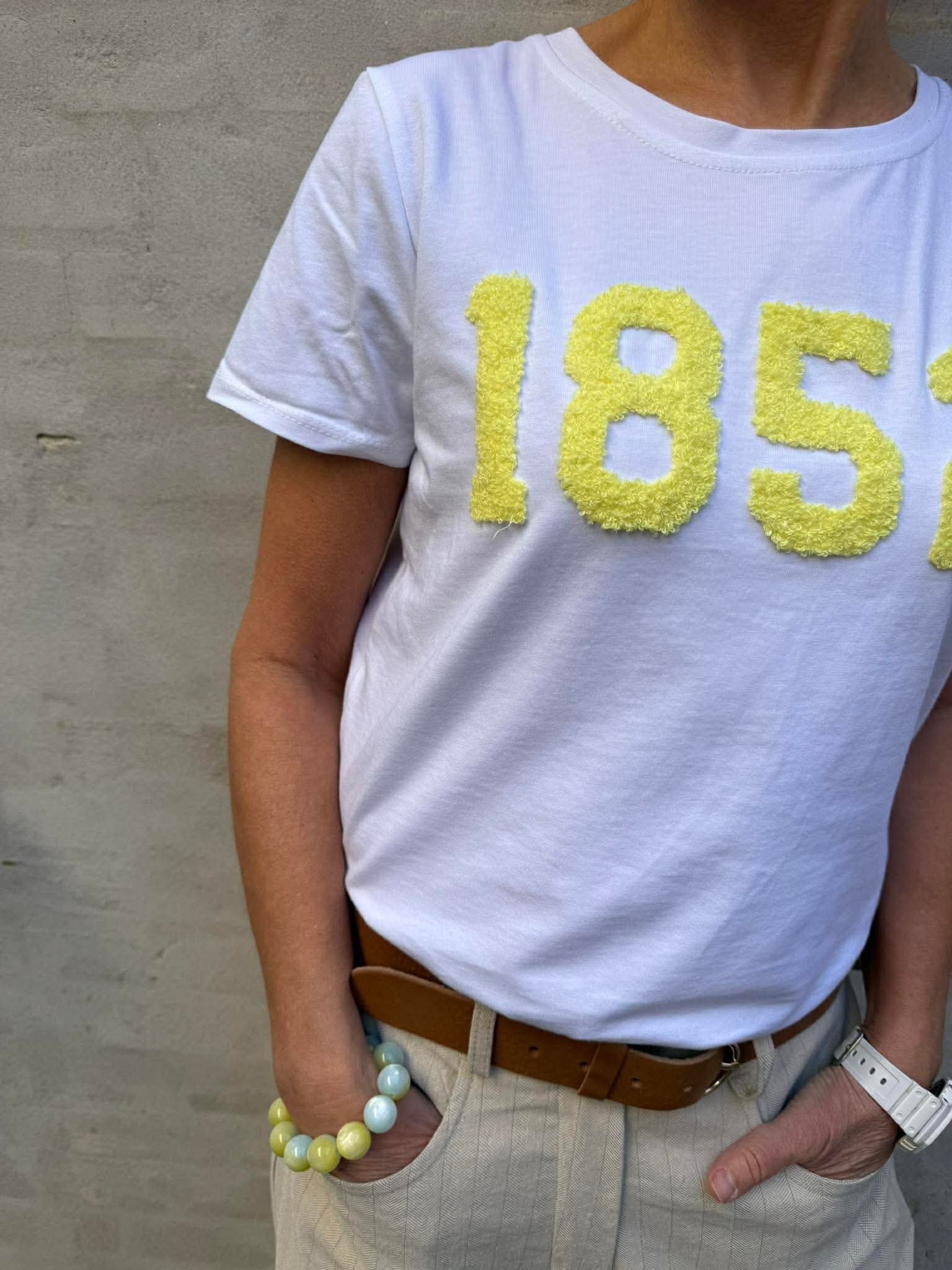 Alvera Tee - White Yellow