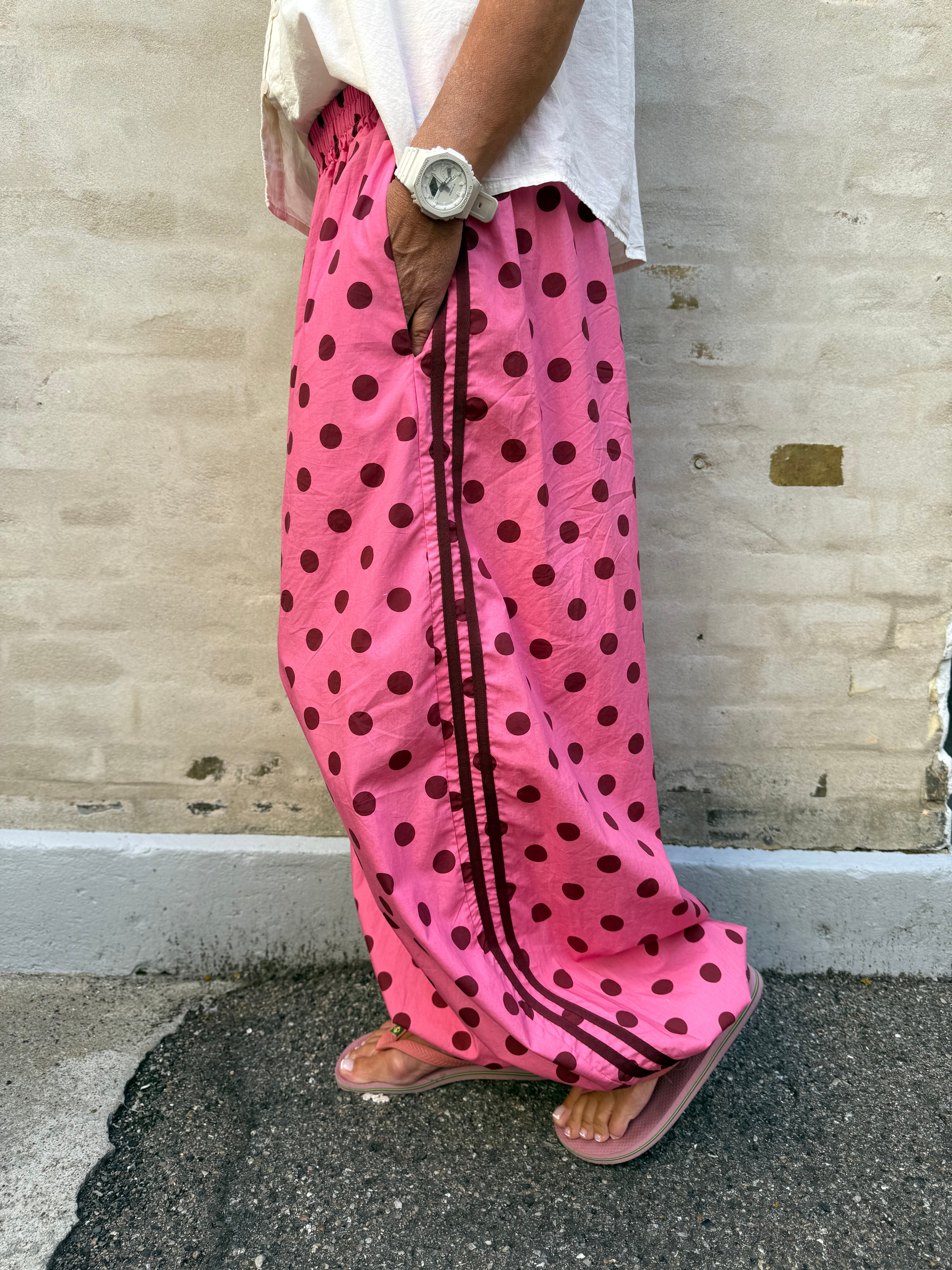 Ballon Dot Pants - Pink