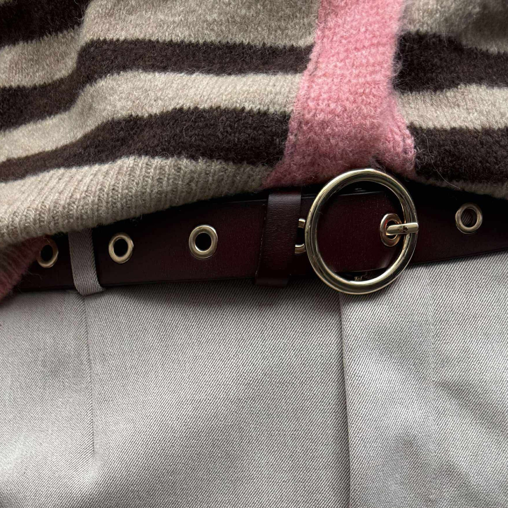 Lisa Slim Pant - Hummus Melange