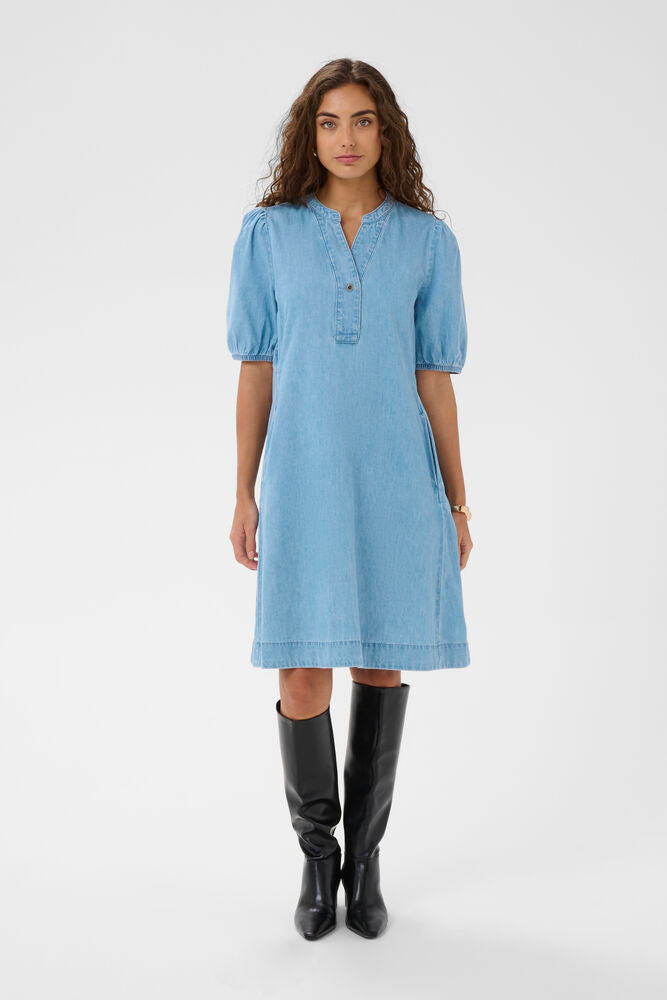Berteline Arpa SS Dress - Light Blue