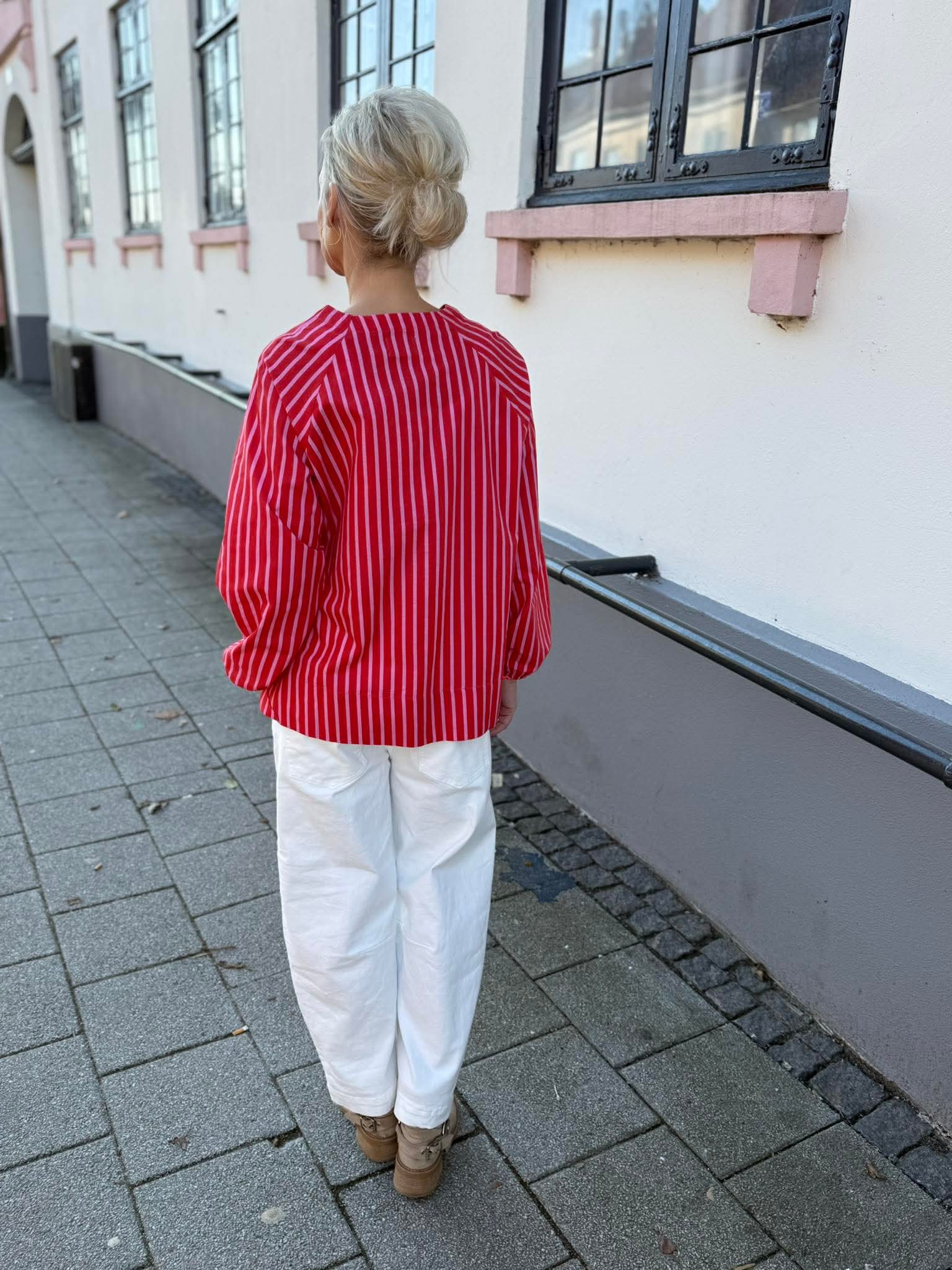 Ulrikke skjorta - ljusrosa röd