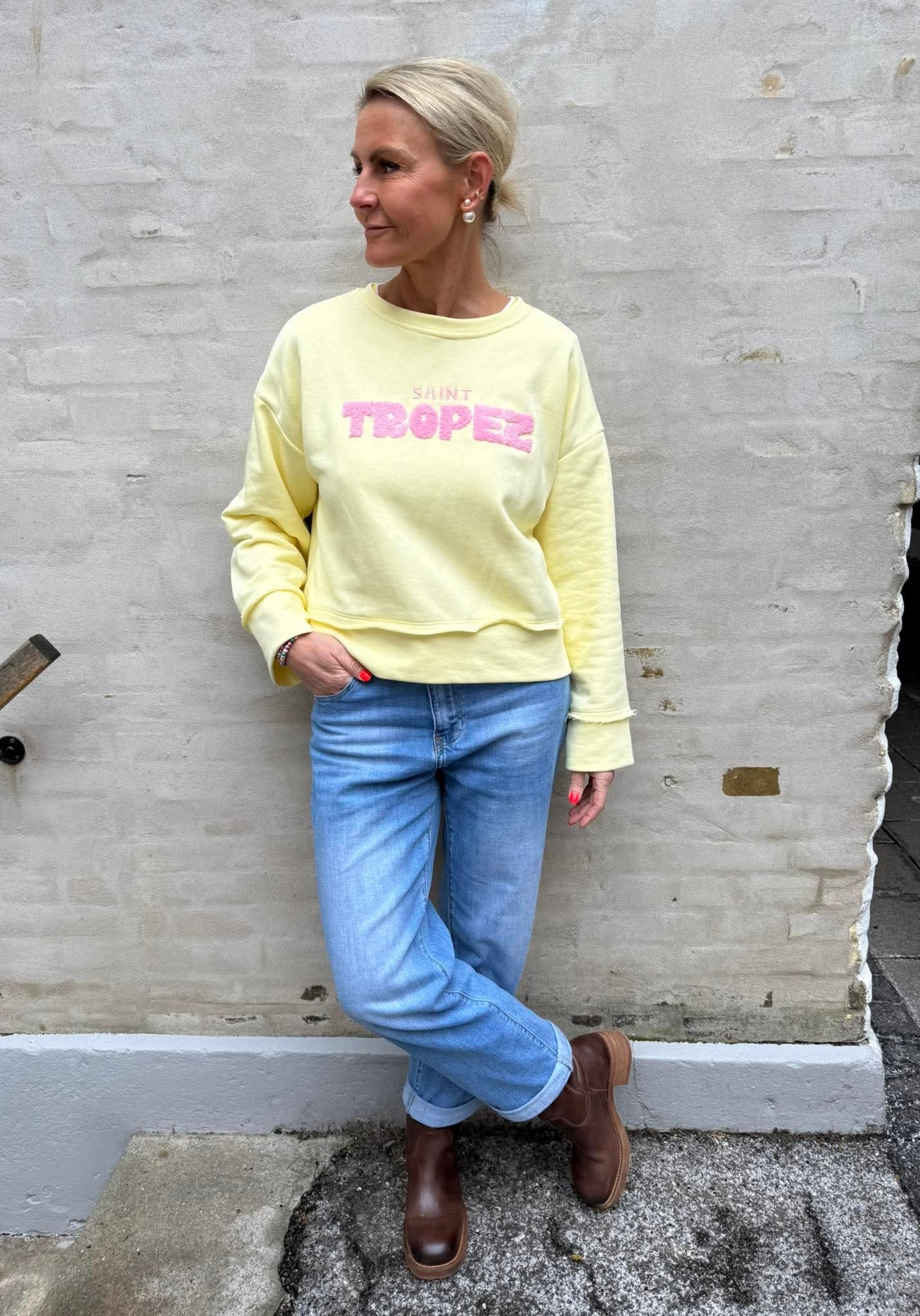 Saint Tropez Sweat - Gul