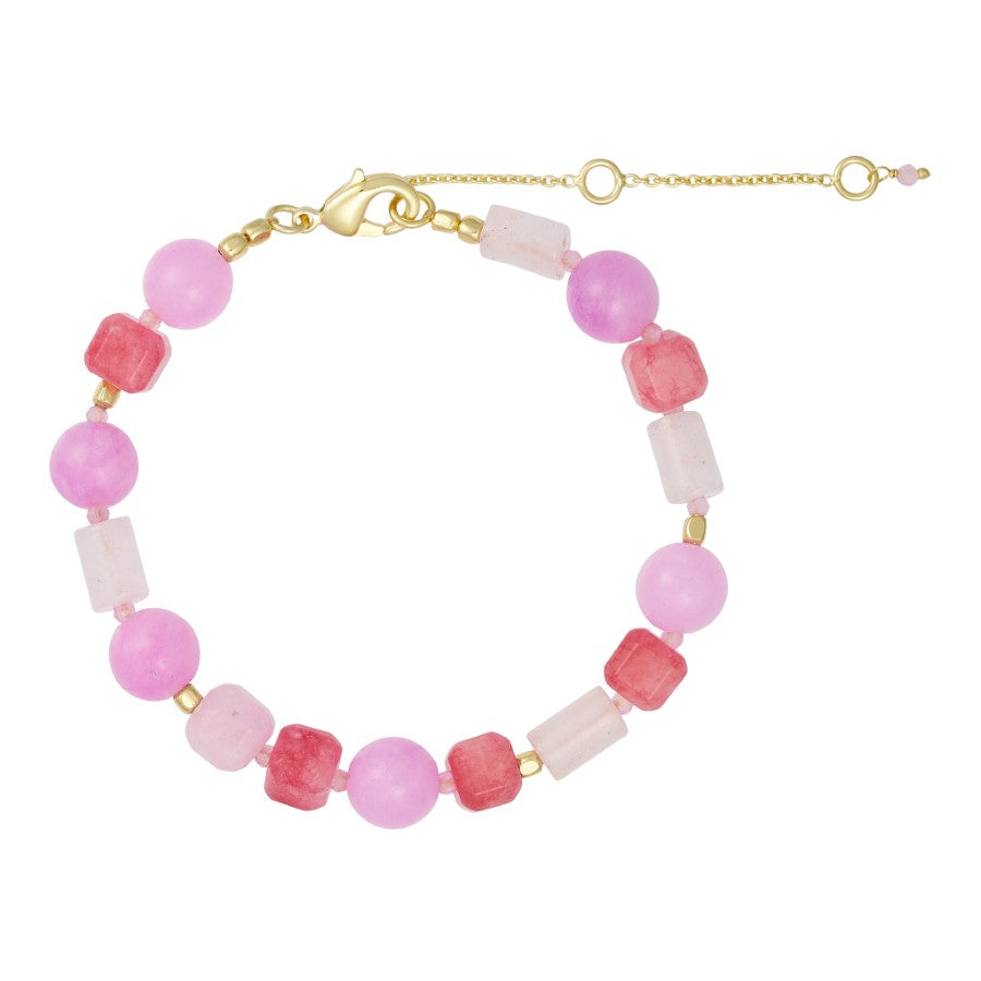 Fie Armband - Guld/Rosa
