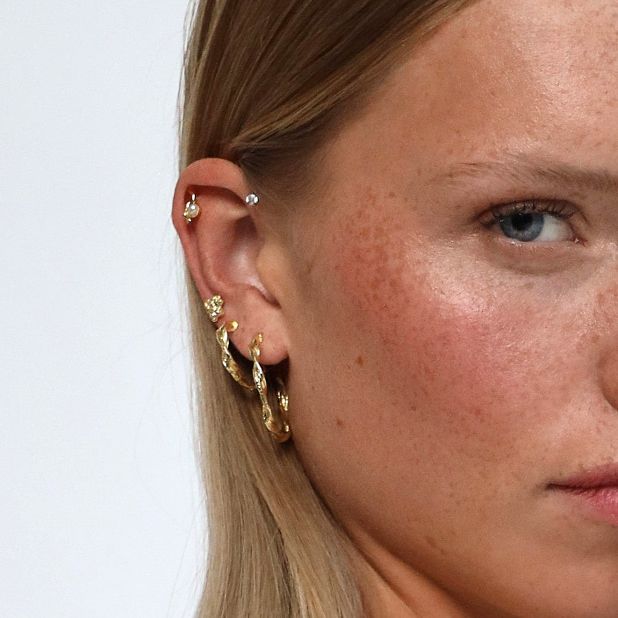 Big Idun Örhängen - Guld