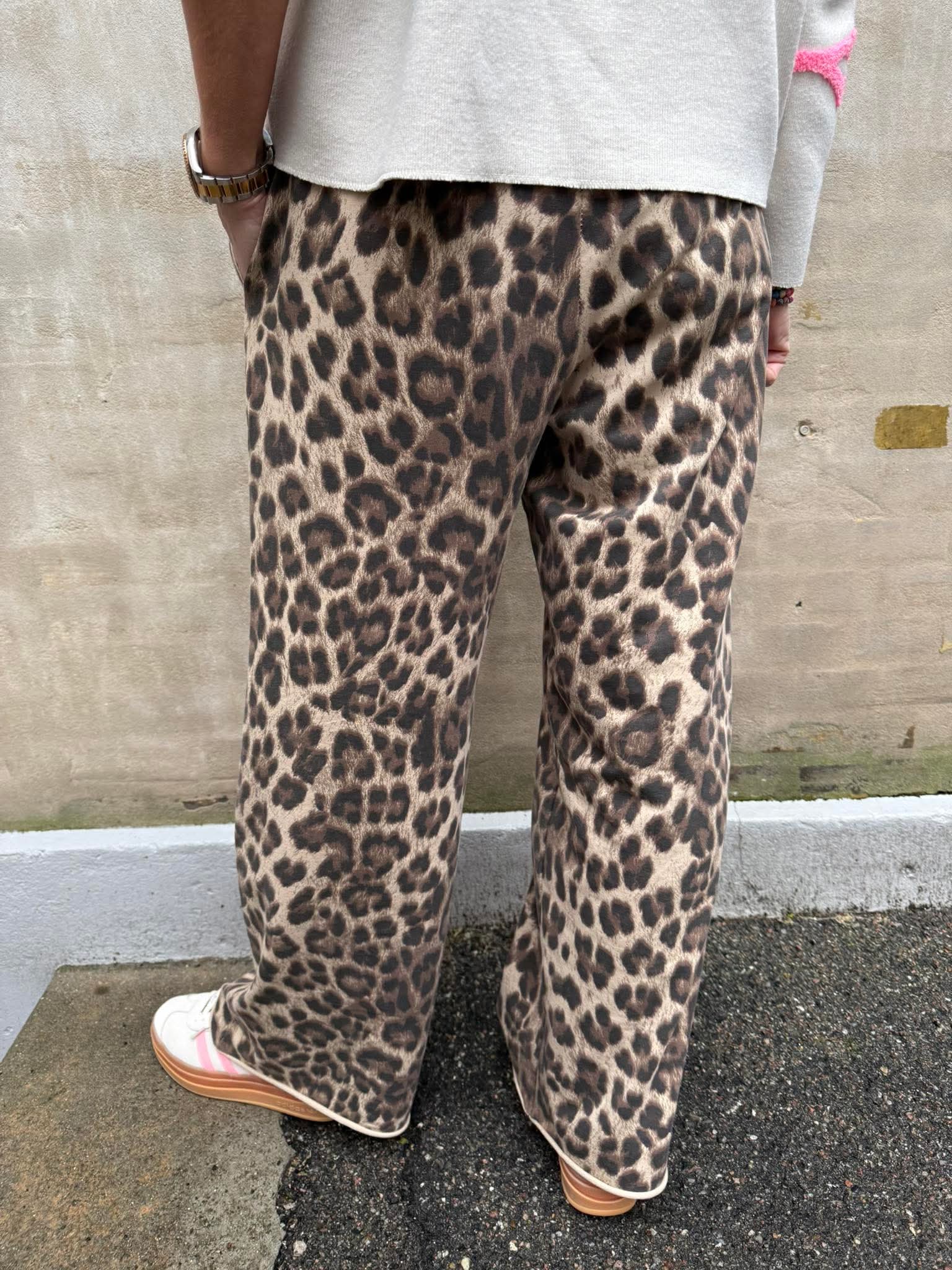 Leo Sweat Pants - Leo ljusbrun