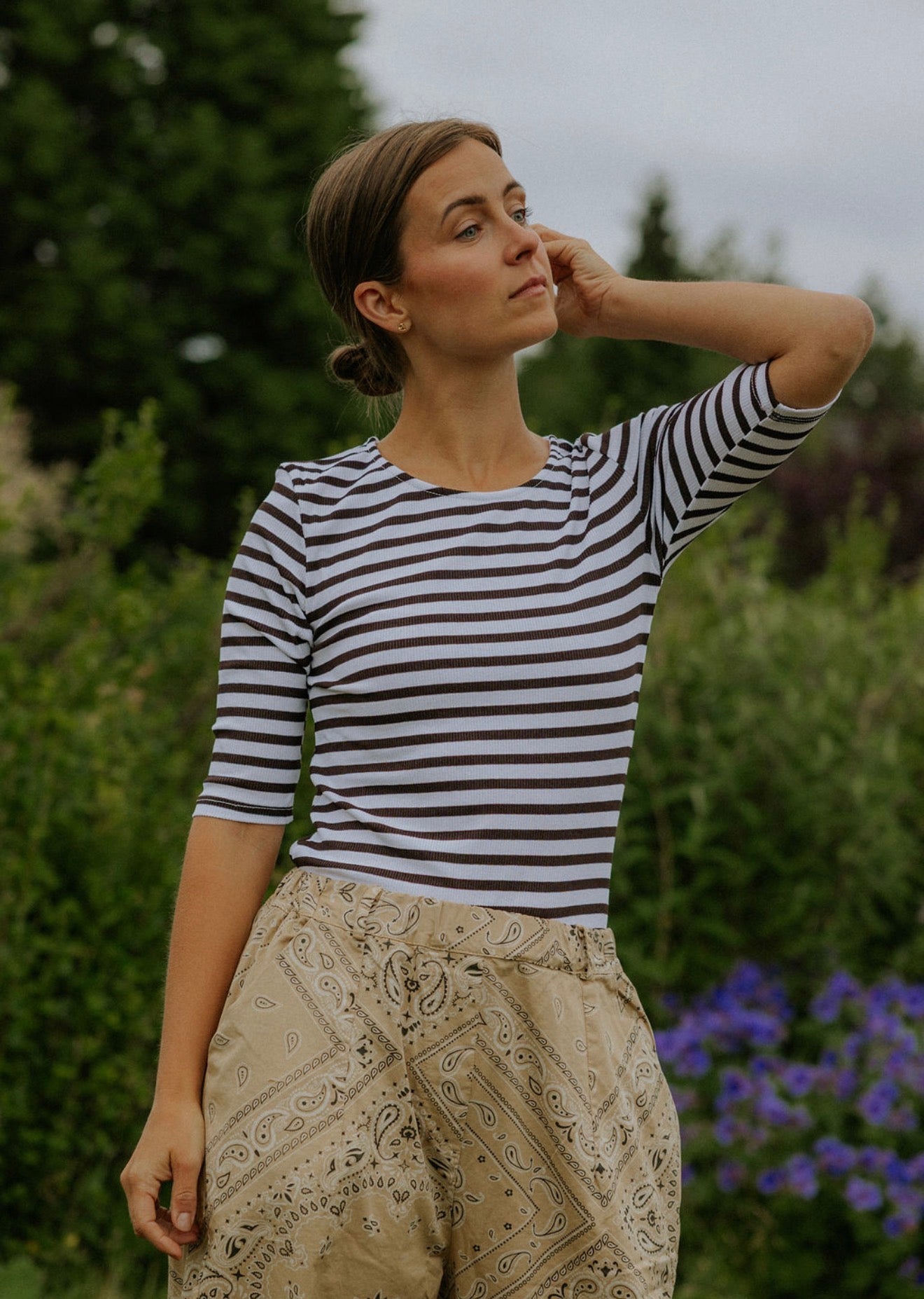 Everyday Stripes Blus - Svart
