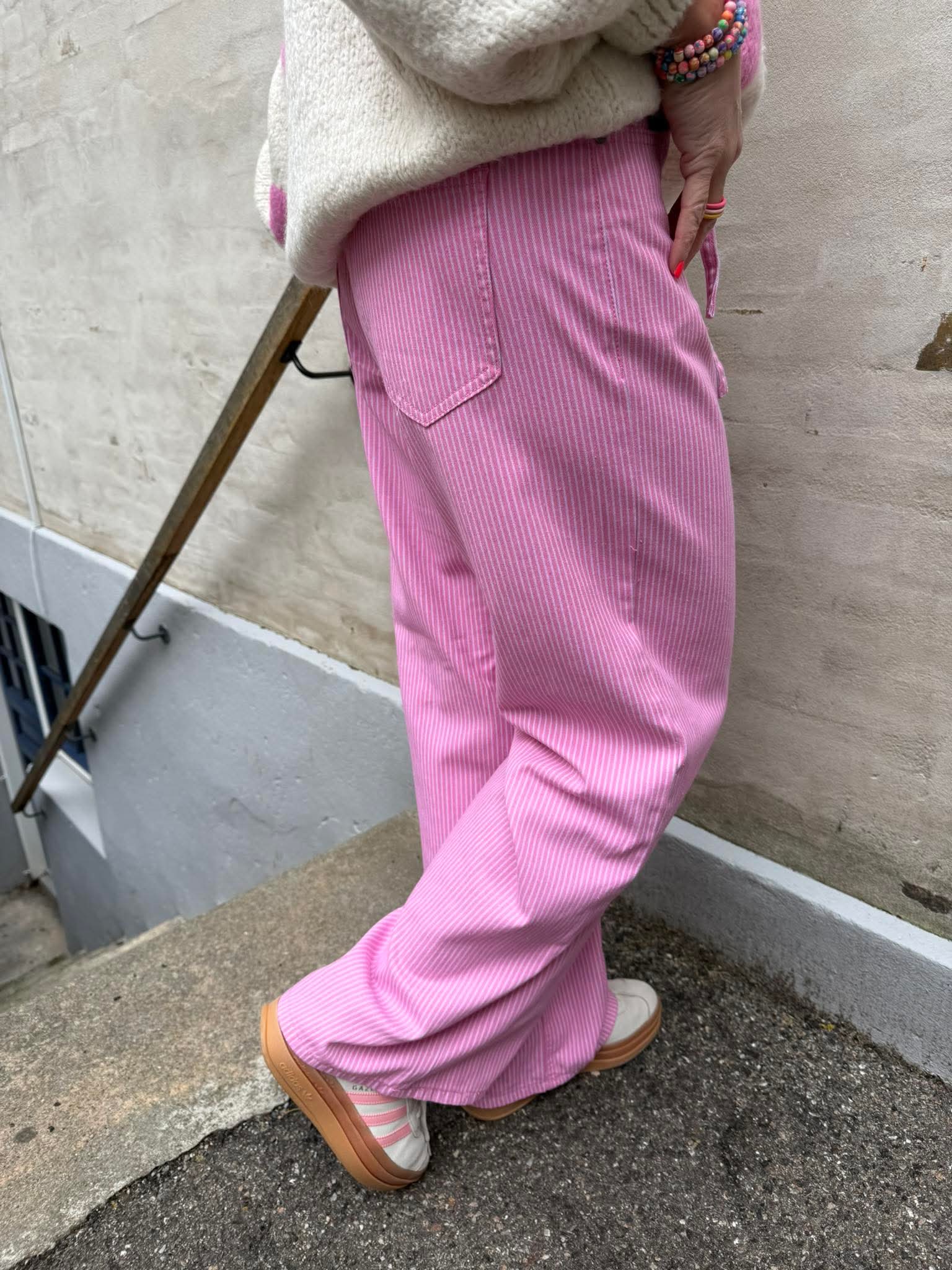 Ayna Pants - Pink Stripe