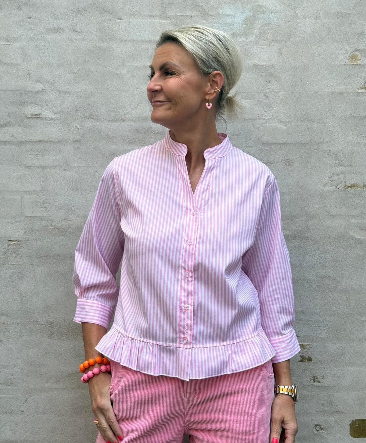 L´amour Shirt - Pink Stripe