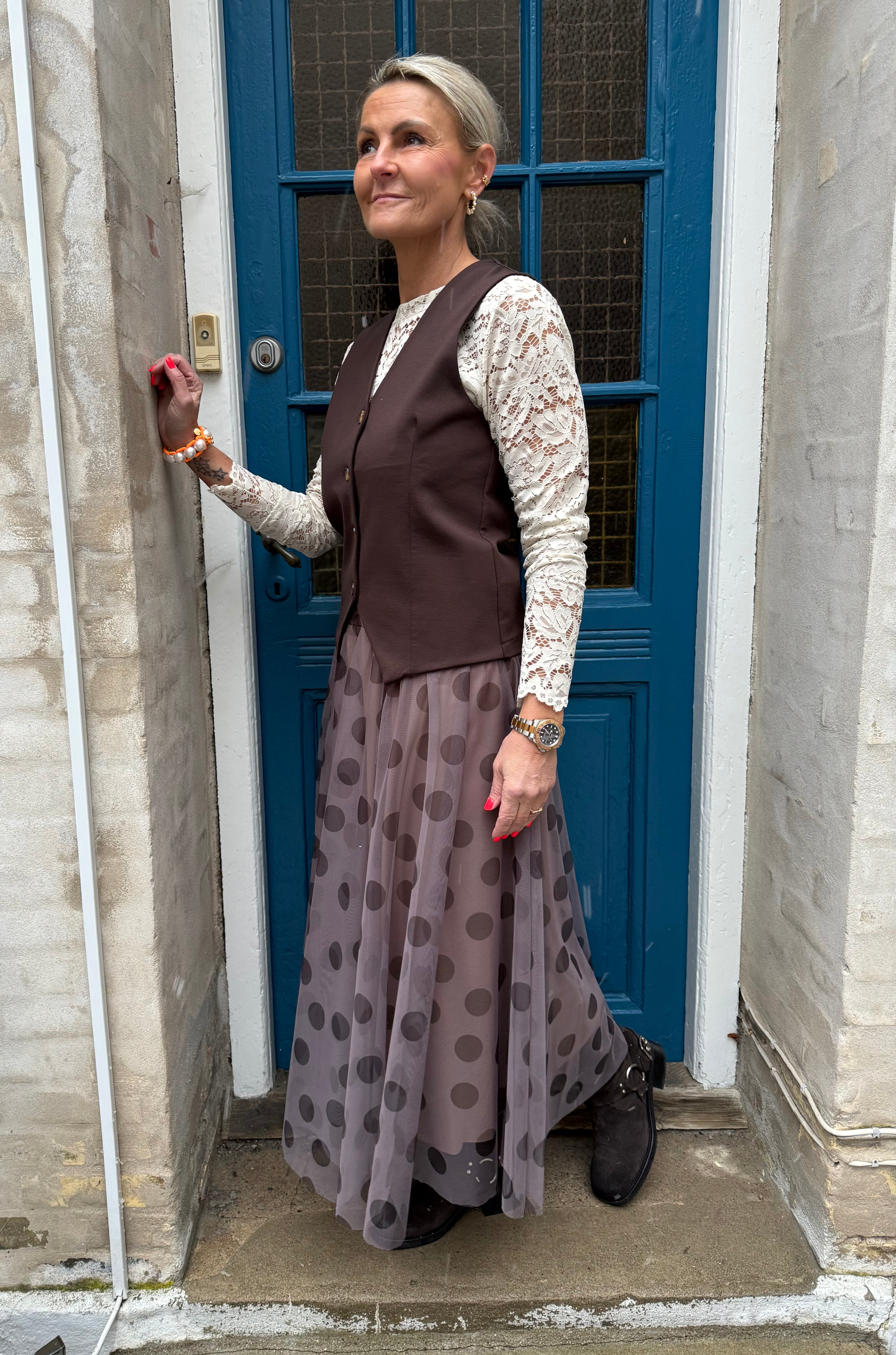 DAVI fritidsväst - Kaffe