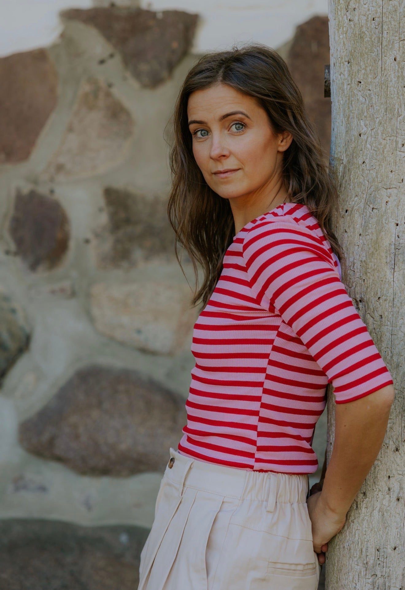 Everyday Stripes Blus - Svart