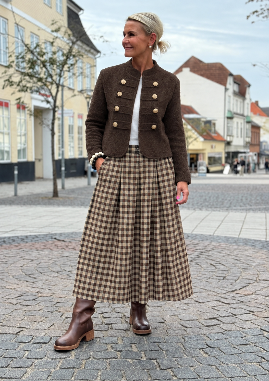 PREORDER-Amsonia Skirt - Brown