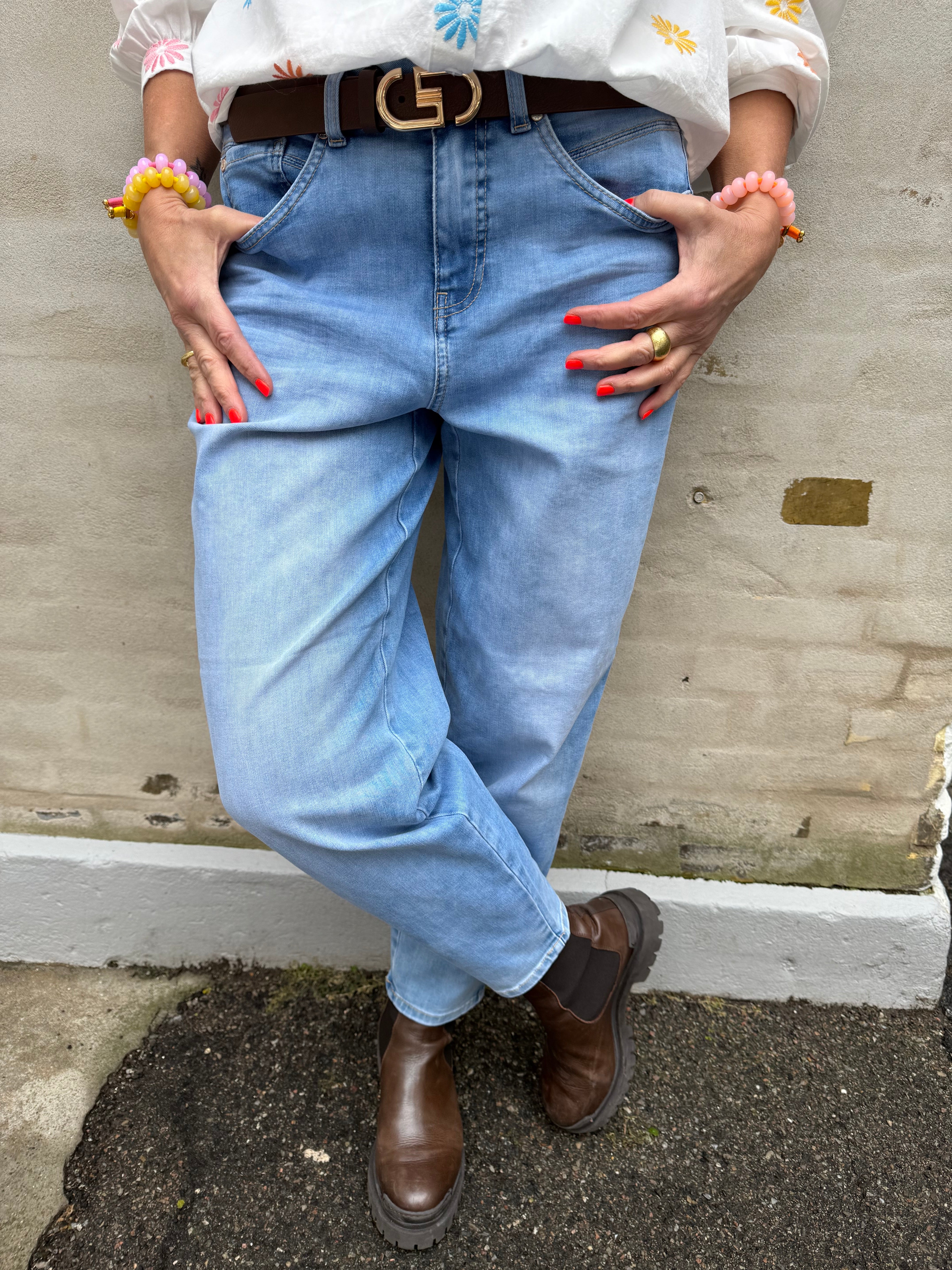 Karlie Barrel - Ljusblå tvättad