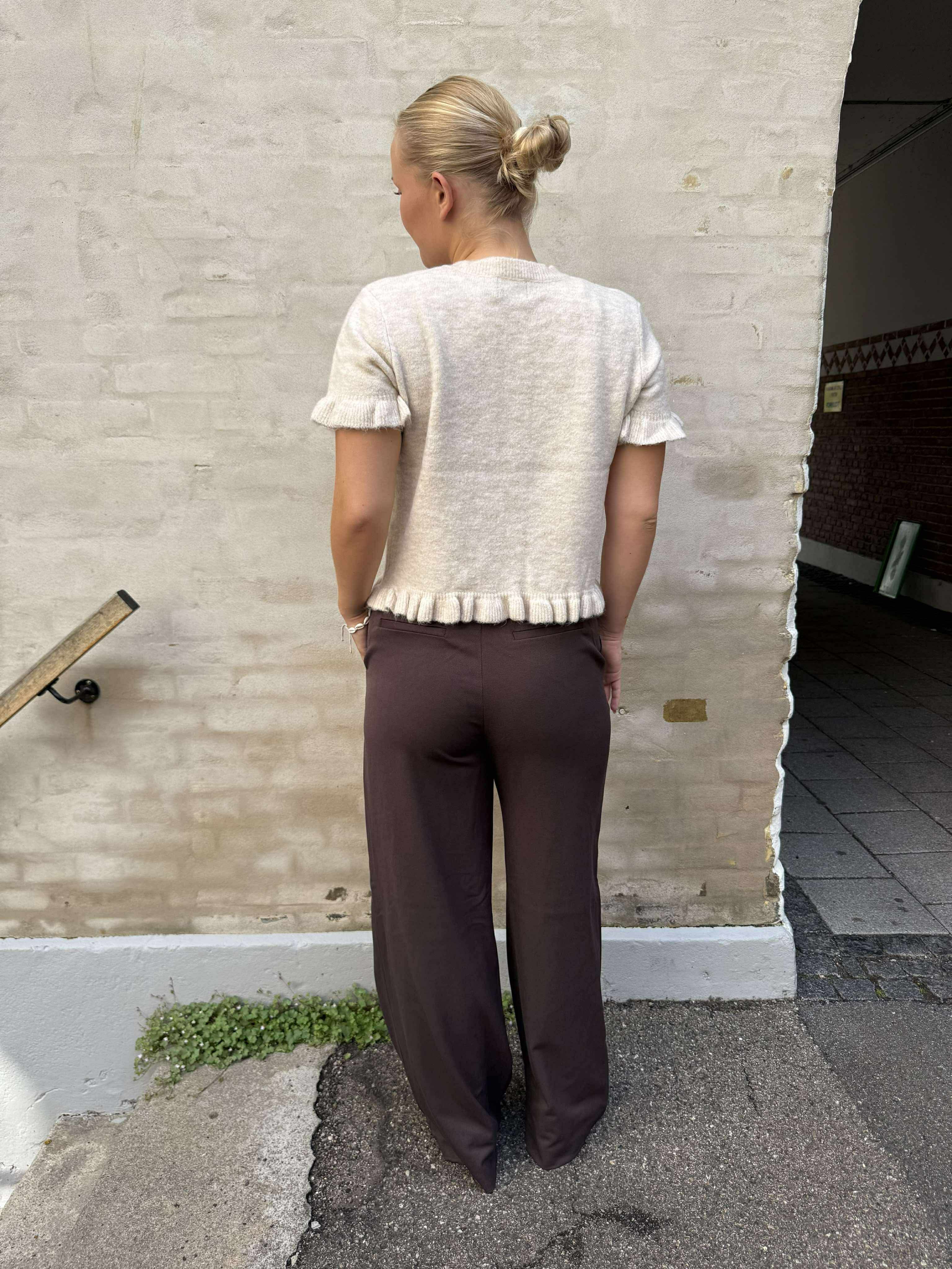 Lisa WIDE pant - Seal Brown