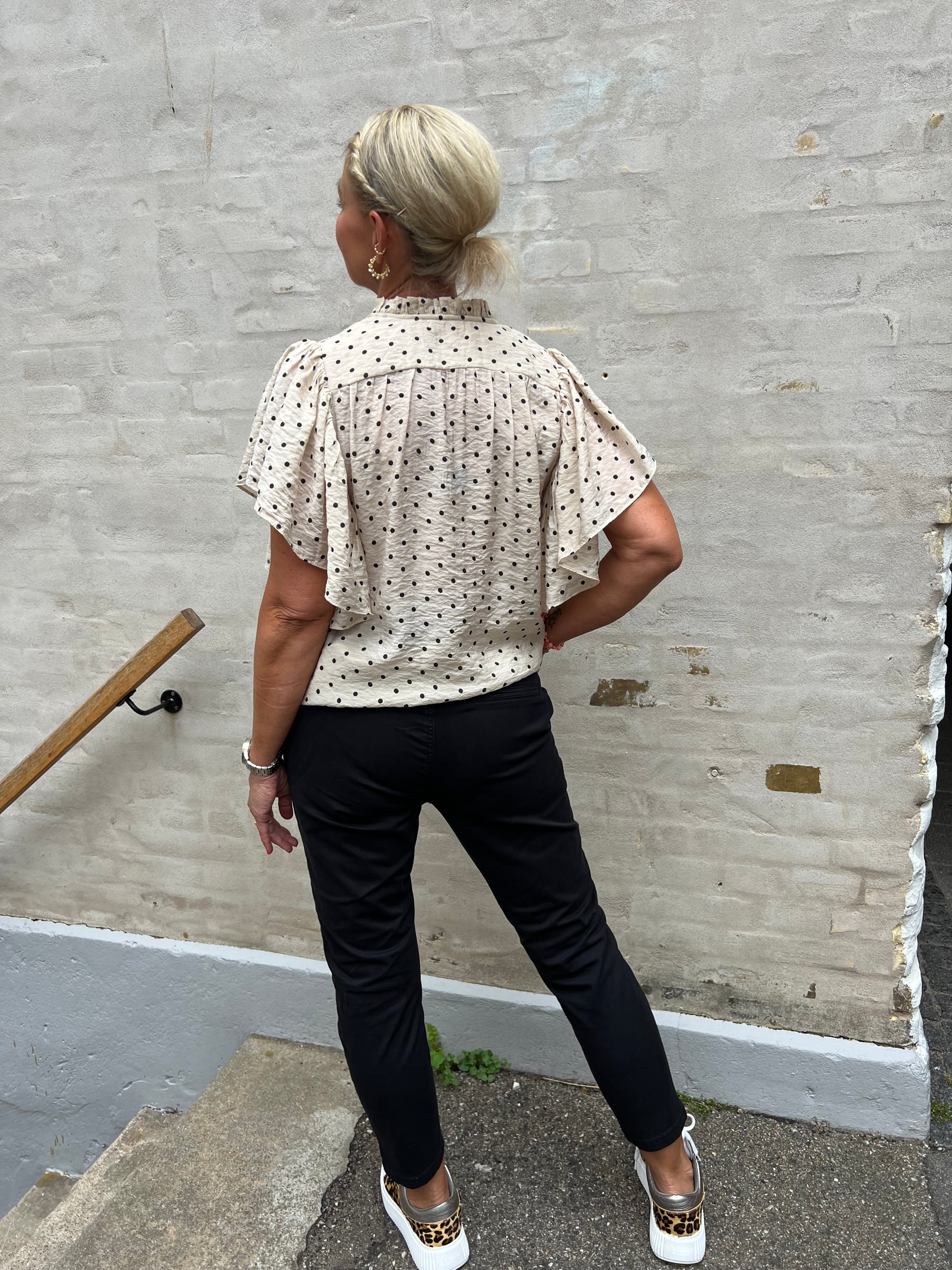 Brita cropped byxor - Svart