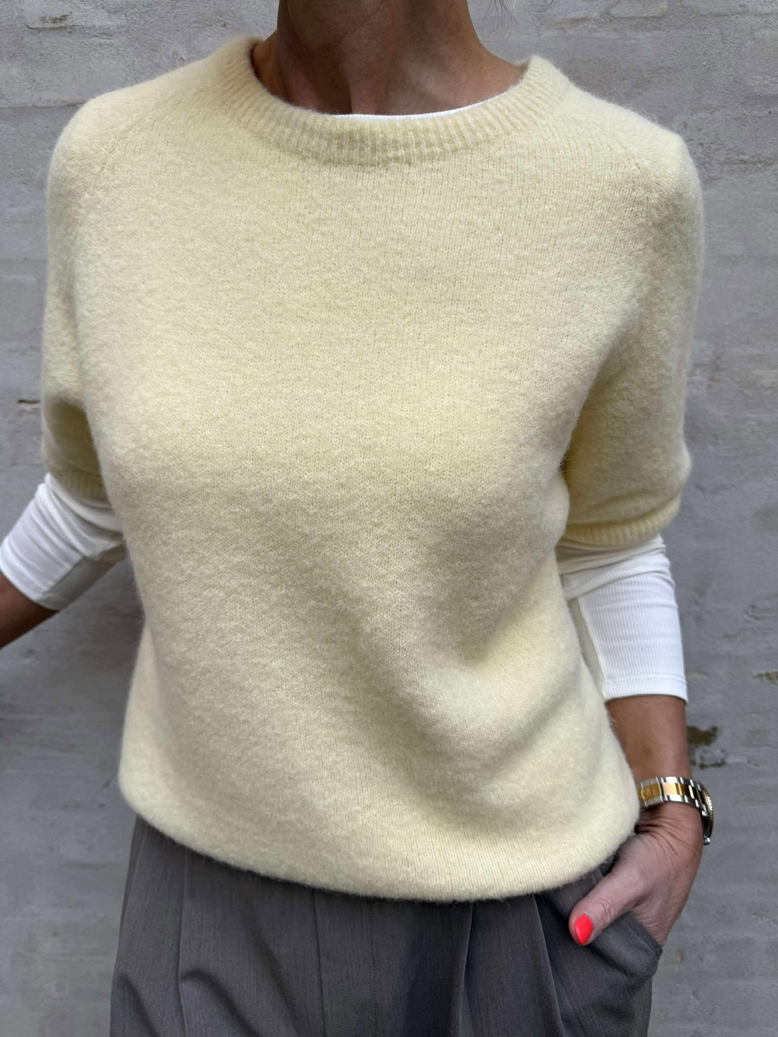 Giulia Knit - Ljusgul