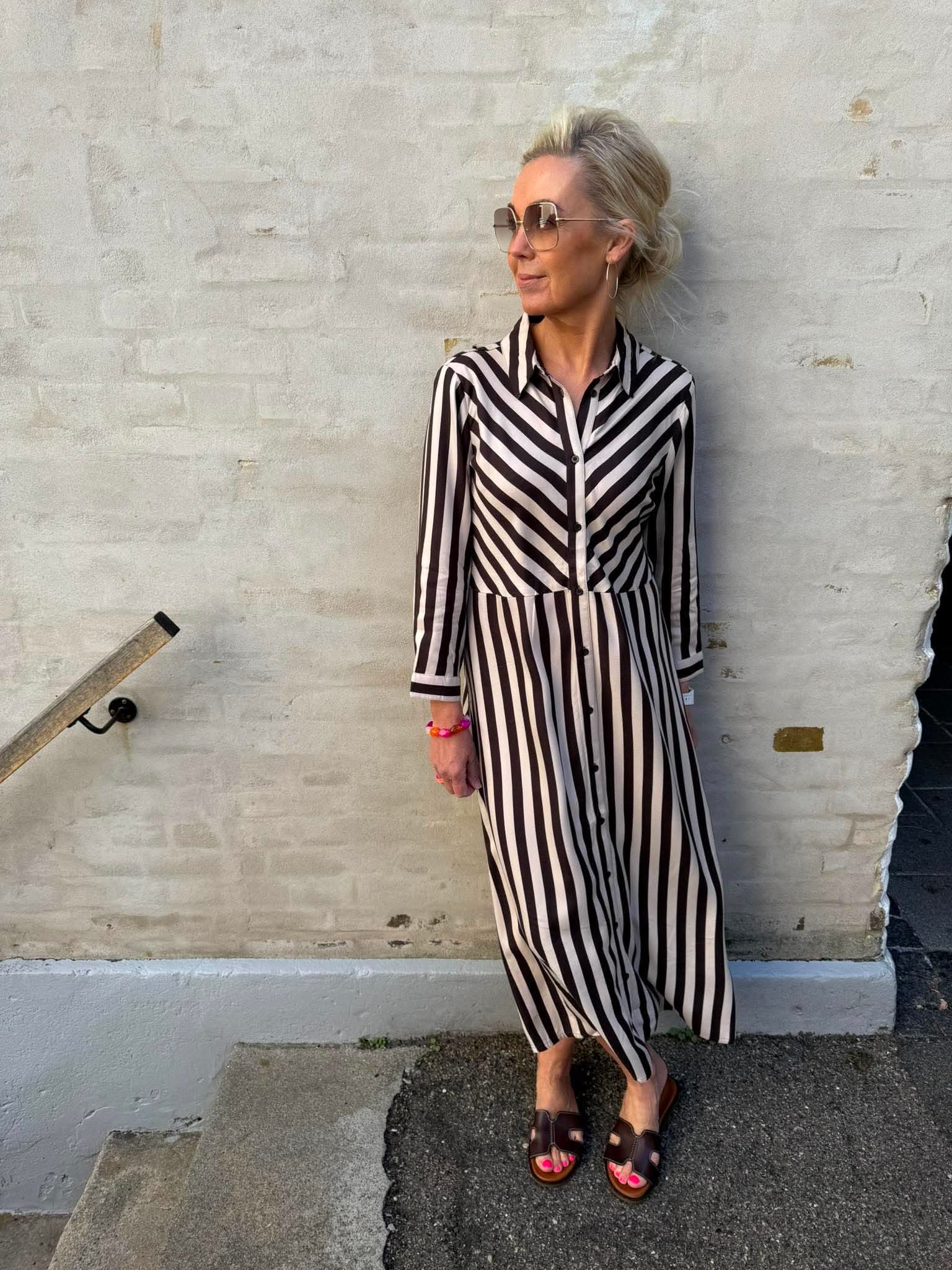Shirt Dress - Clay Sand