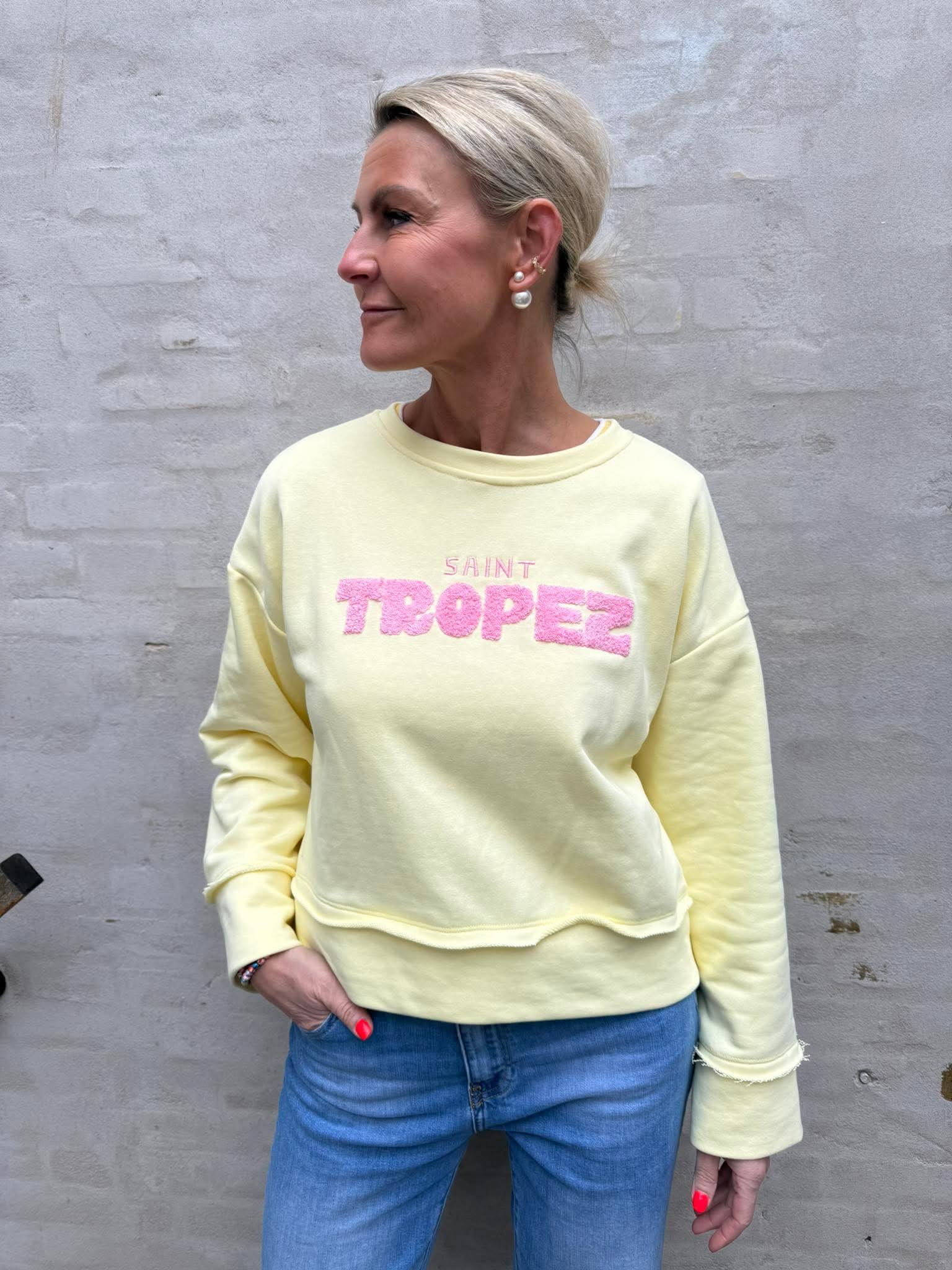 Saint Tropez Sweat - Gul