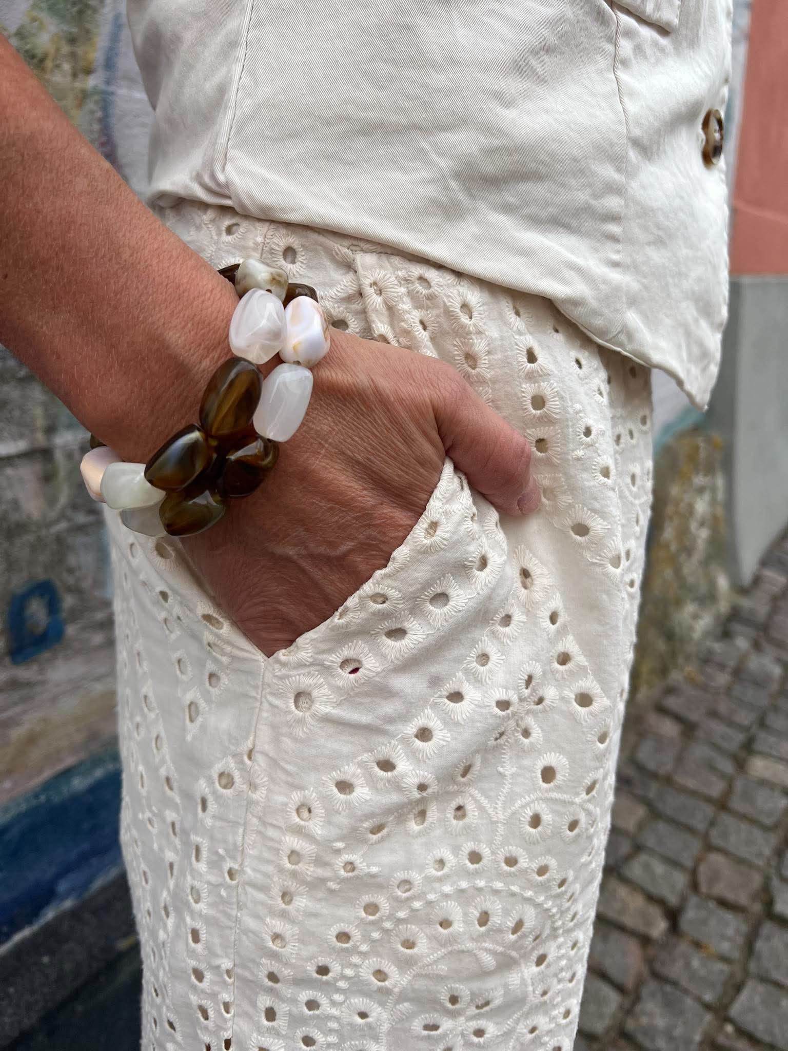 NILU armband - Coffee Leo