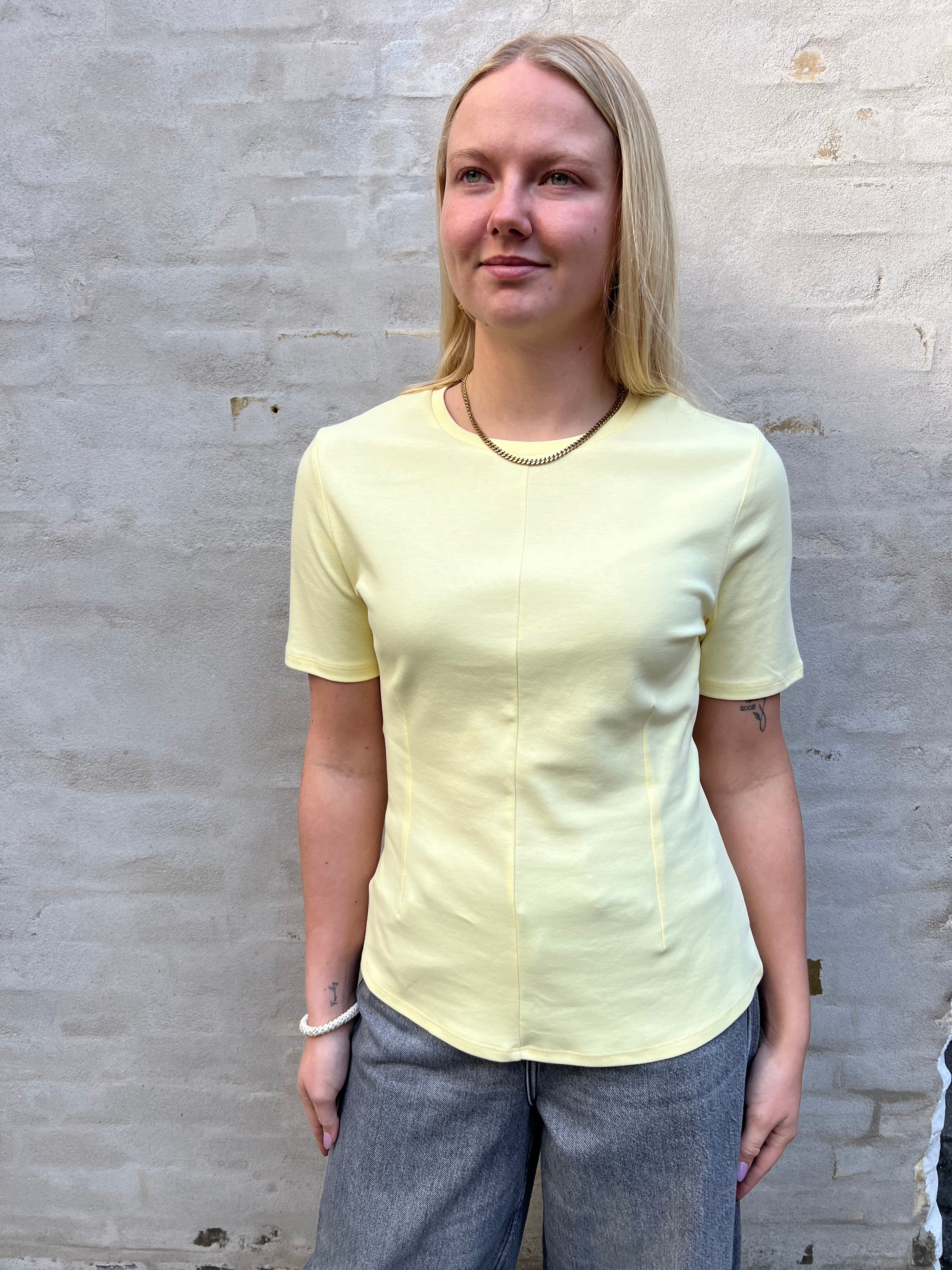 JDYEVA SS TOP - Fransk Vanilj