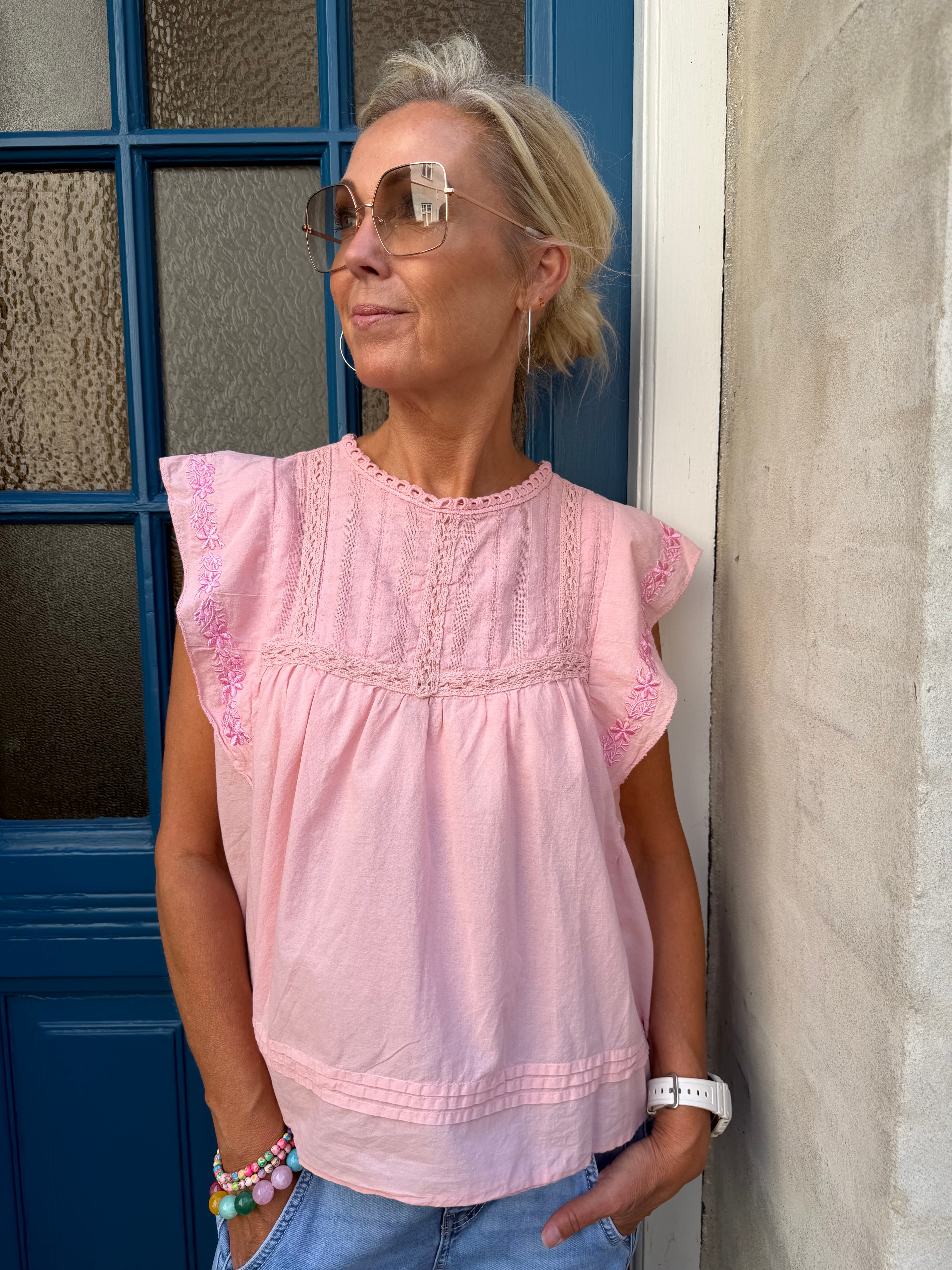 Fay Top - Rosa Cipiria