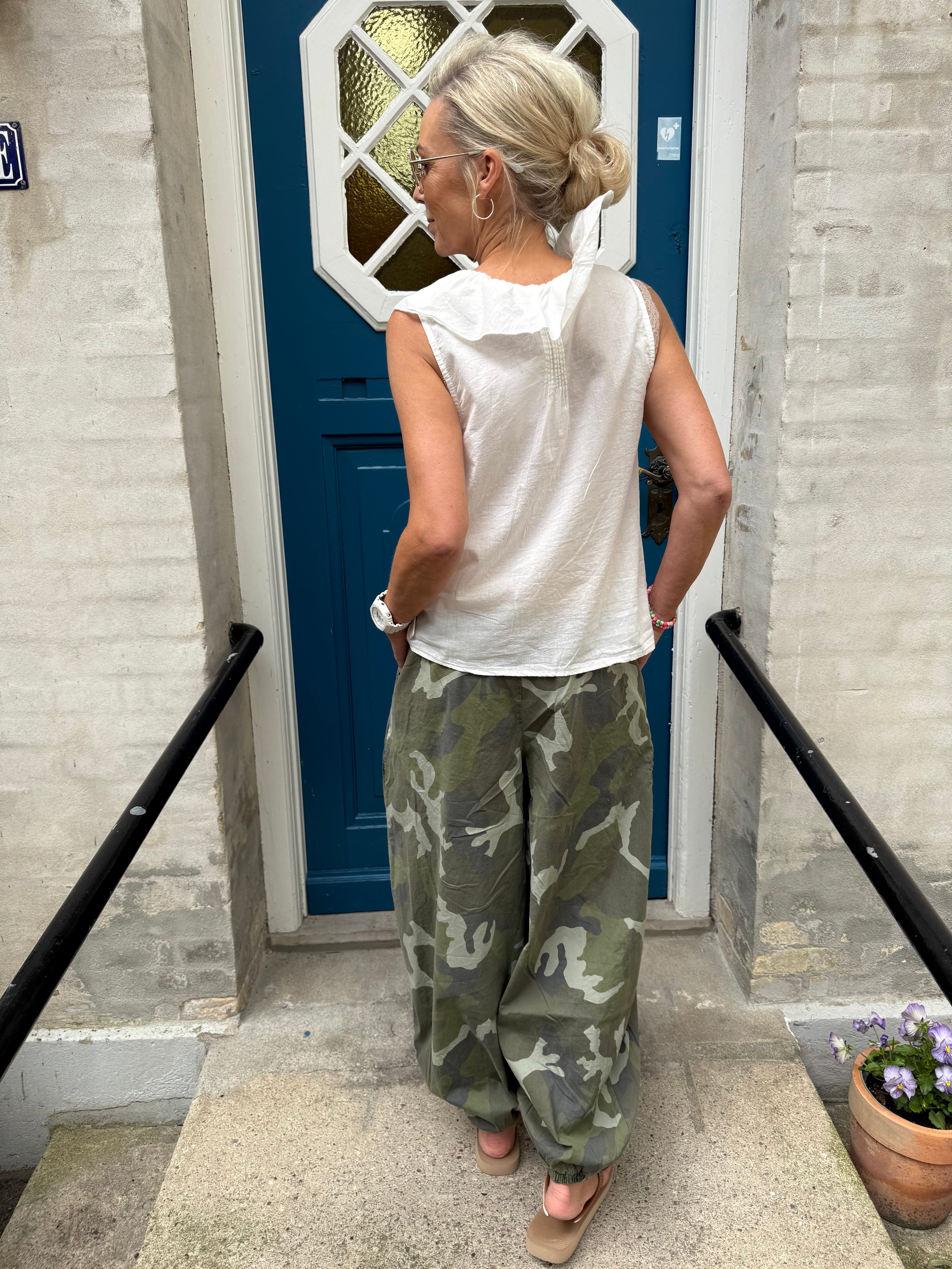 ALLY Balloon Pant - Army Carmouflage