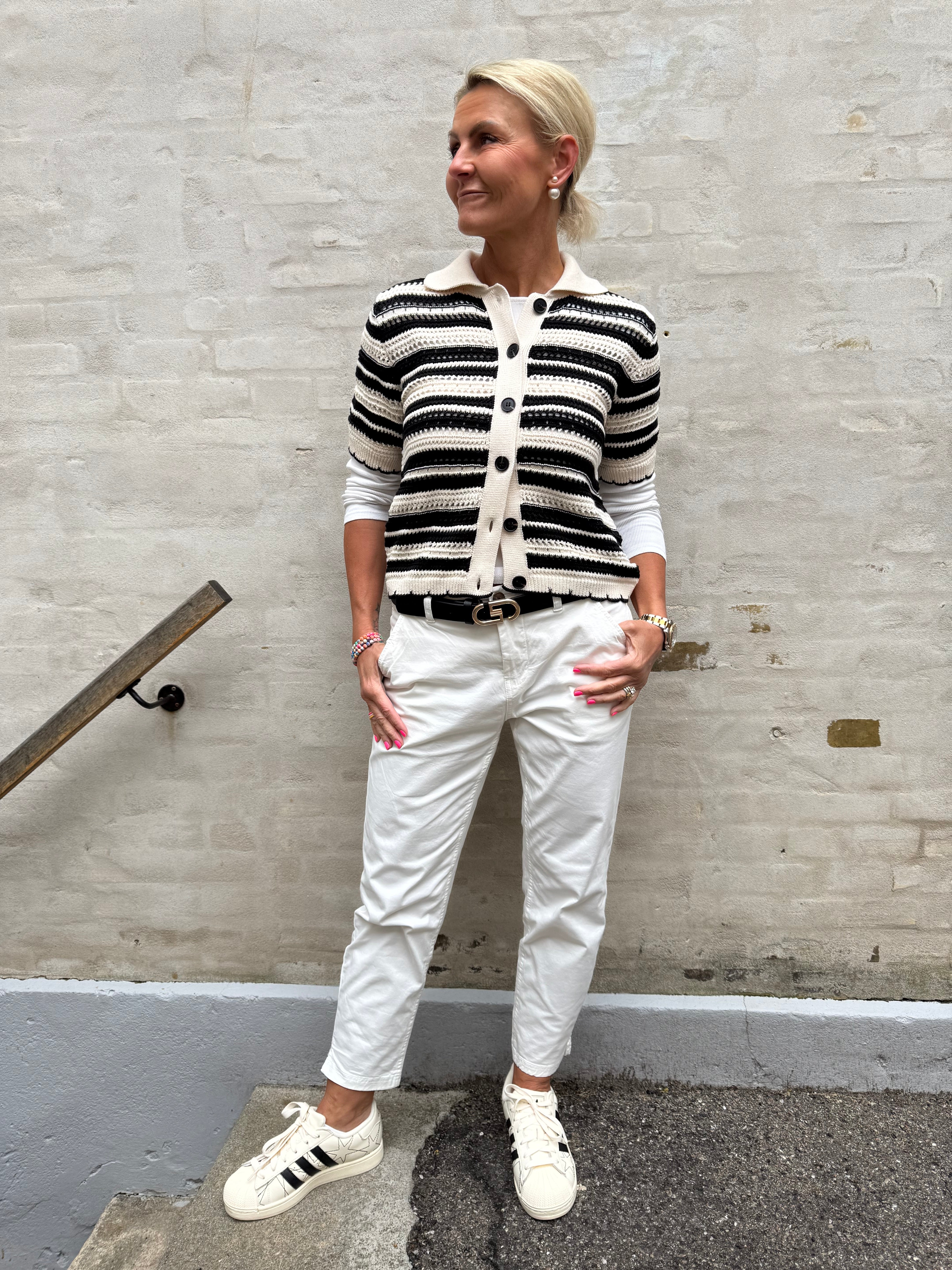 Brita Cropped Pants - Spring Gardenia