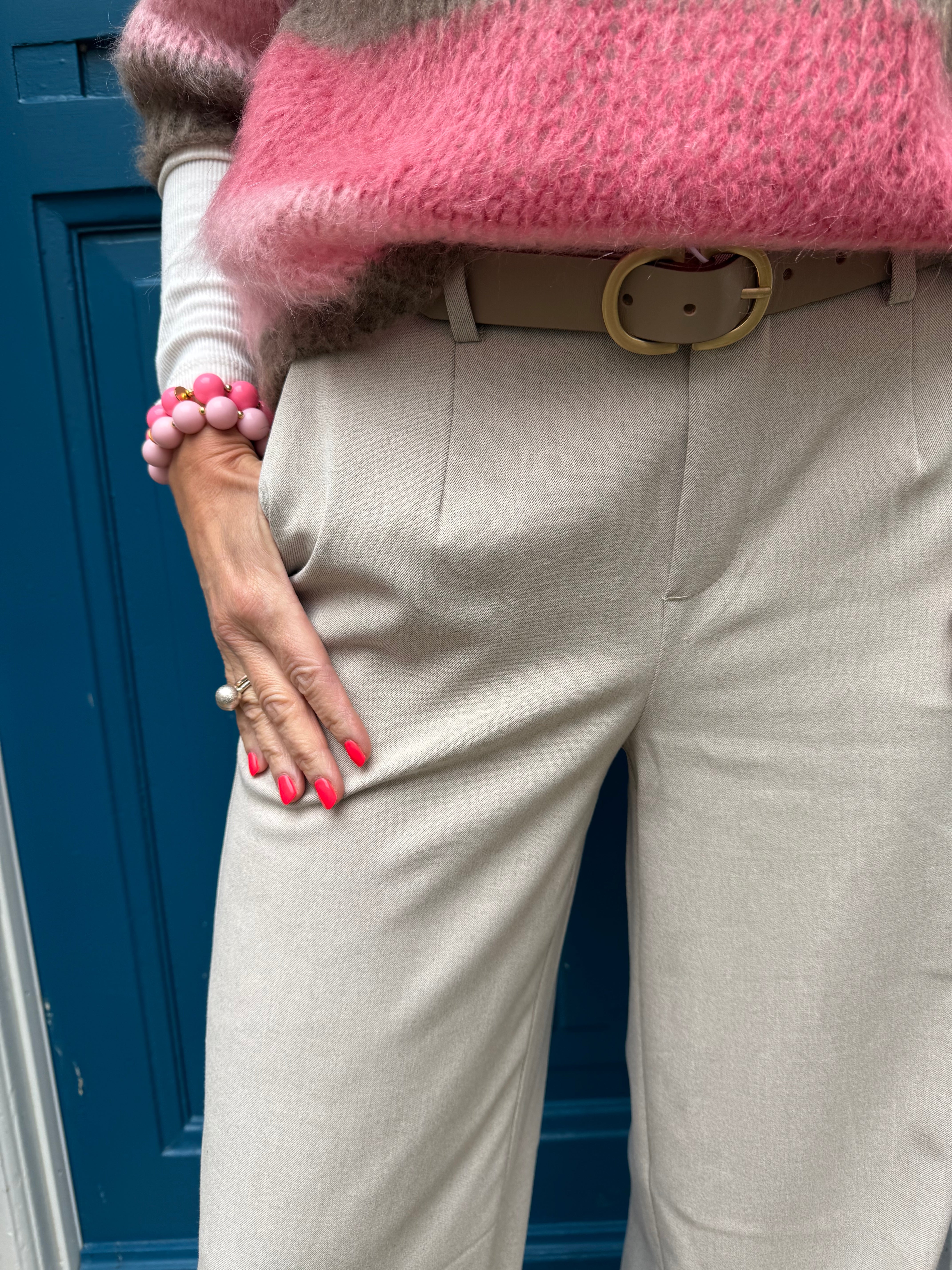 Lisa WIDE byxa - Humus Melange