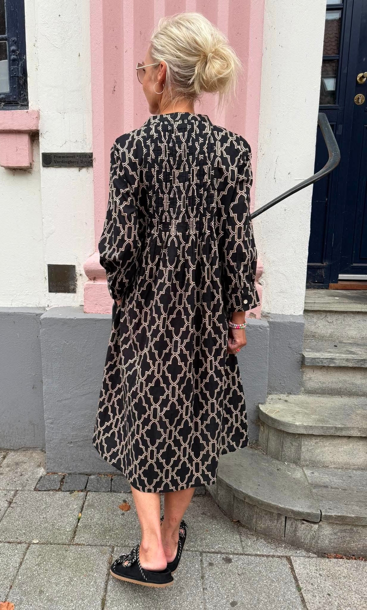 Torino Dress - Svart och beige
