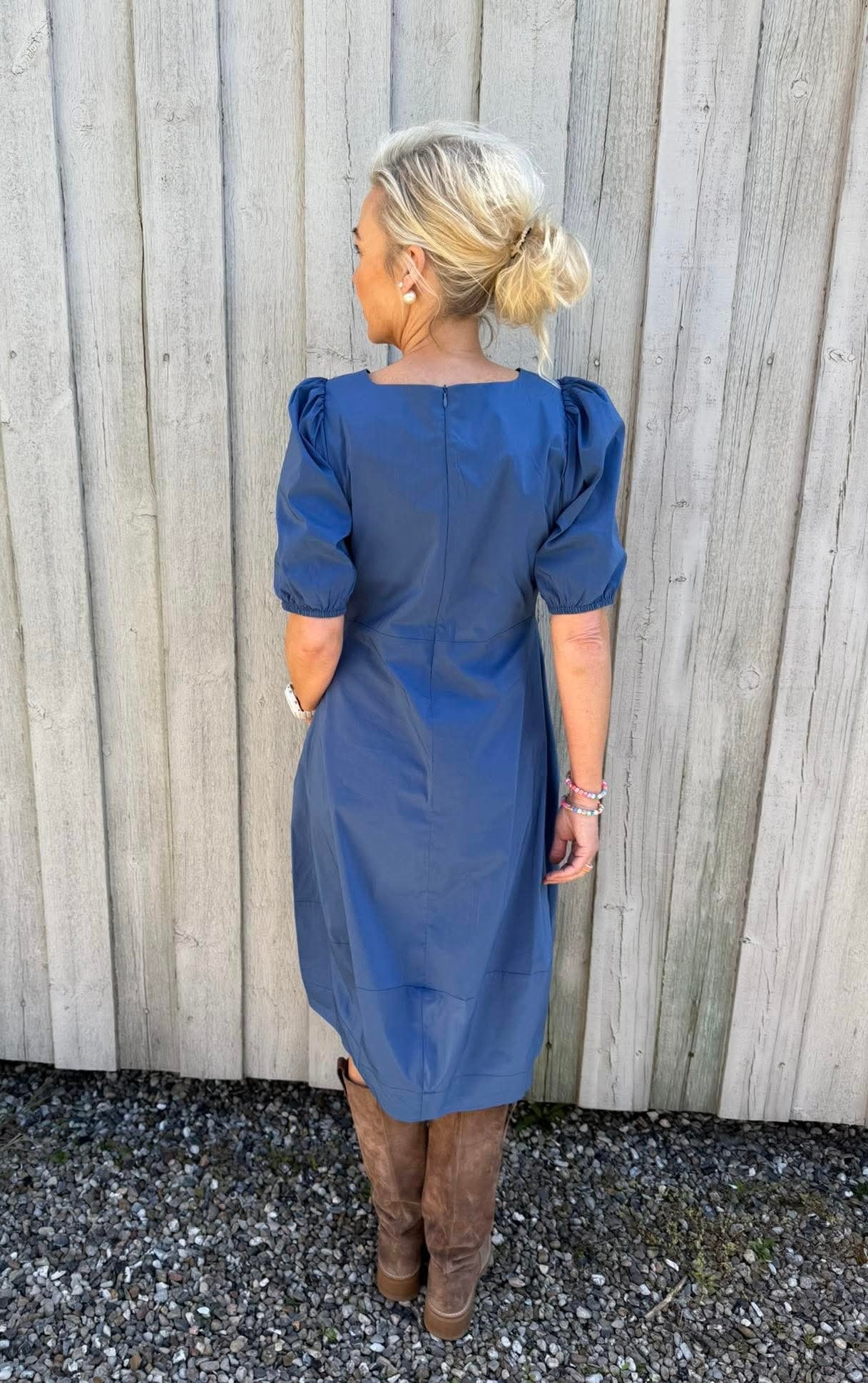 Antoinett SS Dress - True Navy